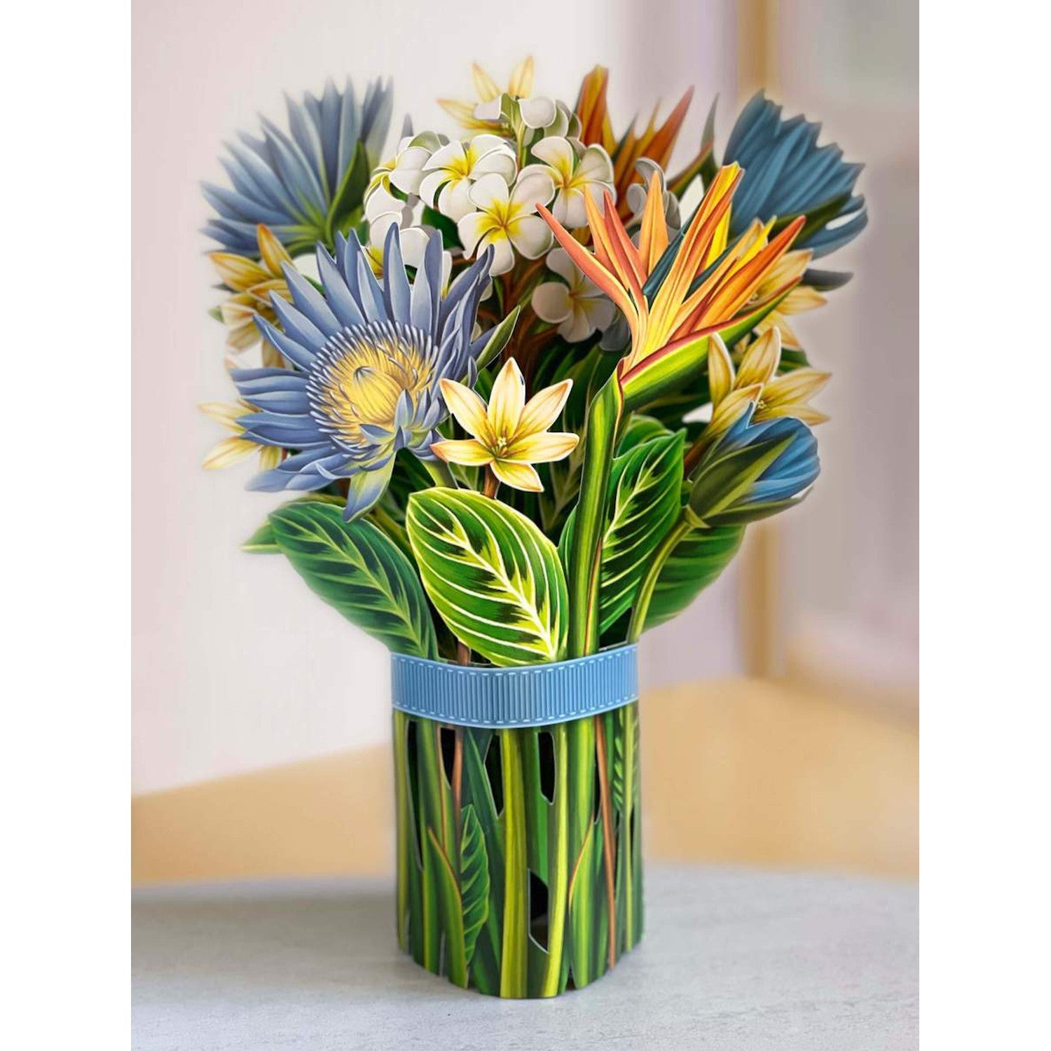 Beautiful Garden Favorites Greeting Card with Flower Bouquets - Perfect for Birthdays, Anniversaries & Special Occasions