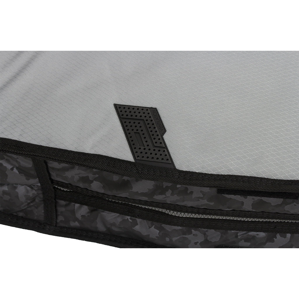 **Rhino Pro Lite Travel Surfboard Bag 6'0 to 7'6 - Waterproof & Padded Protection for 1-2 Boards (Fish/Hybrid/Big Short) - Perfect for Surf Trips & Air Travel**