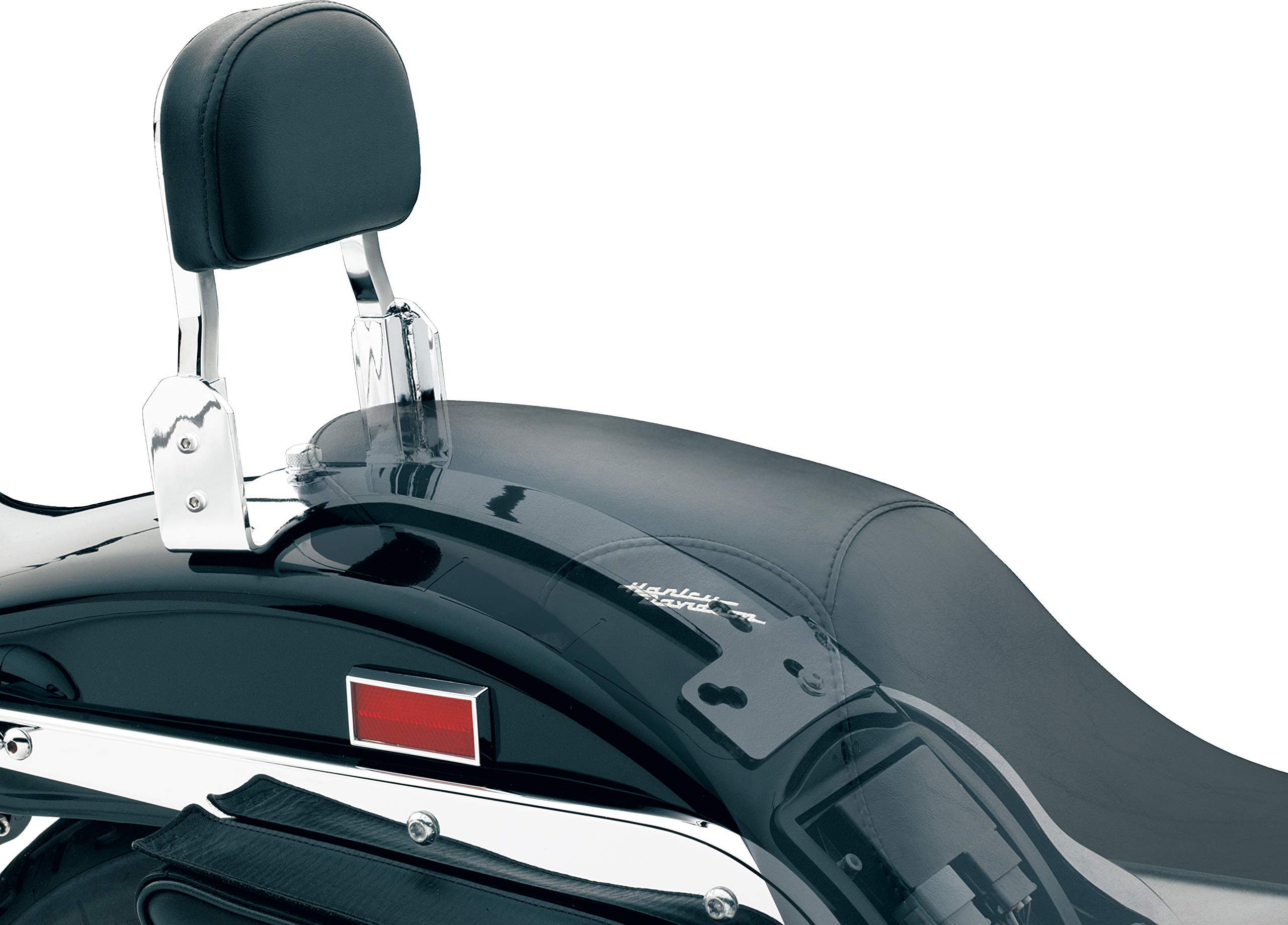Kuryakyn 8998 Plug-N-Play Sissy Bar Mount for Harley-Davidson Softail Dyna Sportster FXR Motorcycles - Chrome Motorcycle Accessory - Perfect for Long Rides Passenger Comfort and Custom Bike Builds