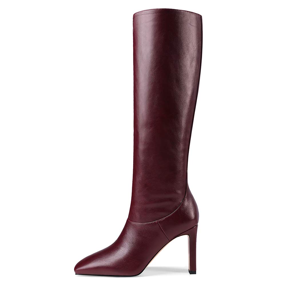 Skapee Women's Fashion Knee High Block Heel Boots - Stylish Winter & Fall Boots for Women, Perfect for Office, Party & Casual Outfits