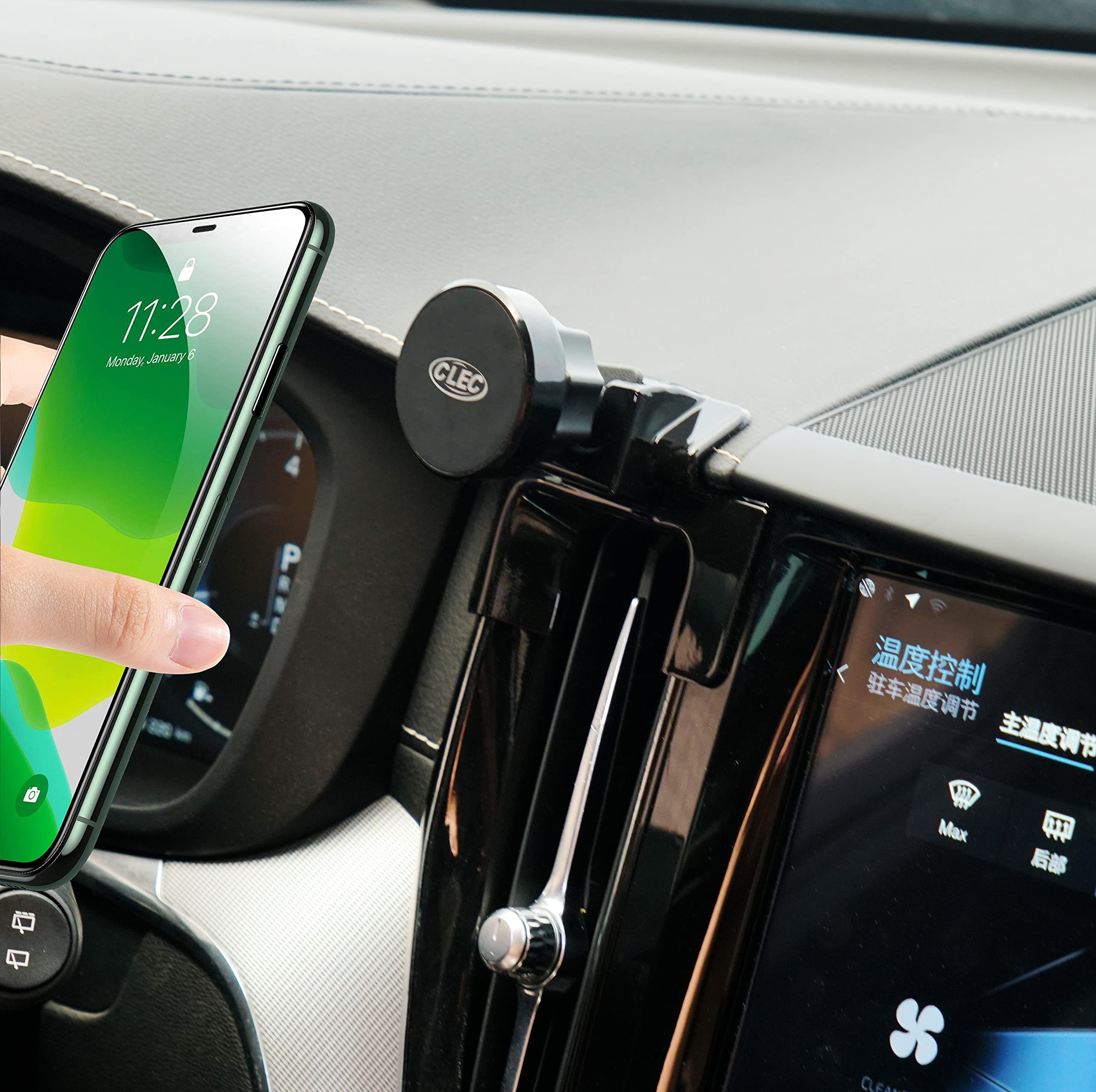 Premium Magnetic Car Phone Holder for Volvo XC60 (2018-2023) - Universal Air Vent Mount Compatible with All Smartphones - Perfect for GPS Navigation & Hands-Free Driving