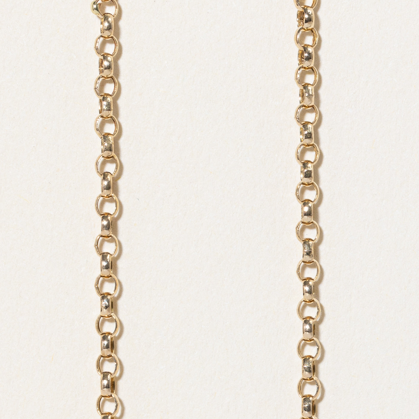 14K Yellow Gold Rolo Chain Necklace - 18 Inch Solid Gold Rope Chain for Women & Men | Perfect for Layering, Gift Giving & Everyday Wear