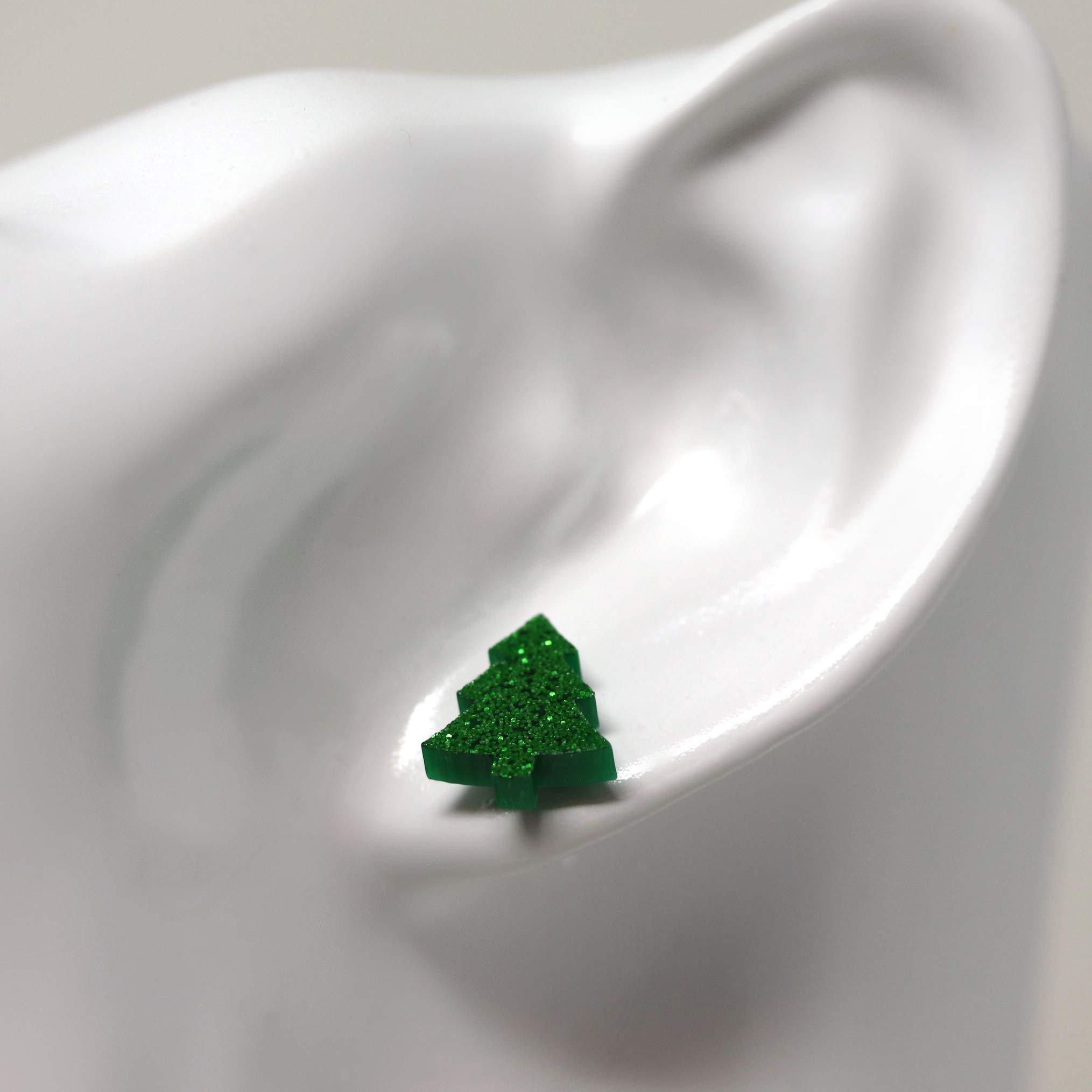 Laser Cut Acrylic Tree Earrings - Hypoallergenic Plastic Posts for Sensitive Ears | Lightweight Dangle Earrings for Women, Perfect for Everyday Wear, Parties & Gifts