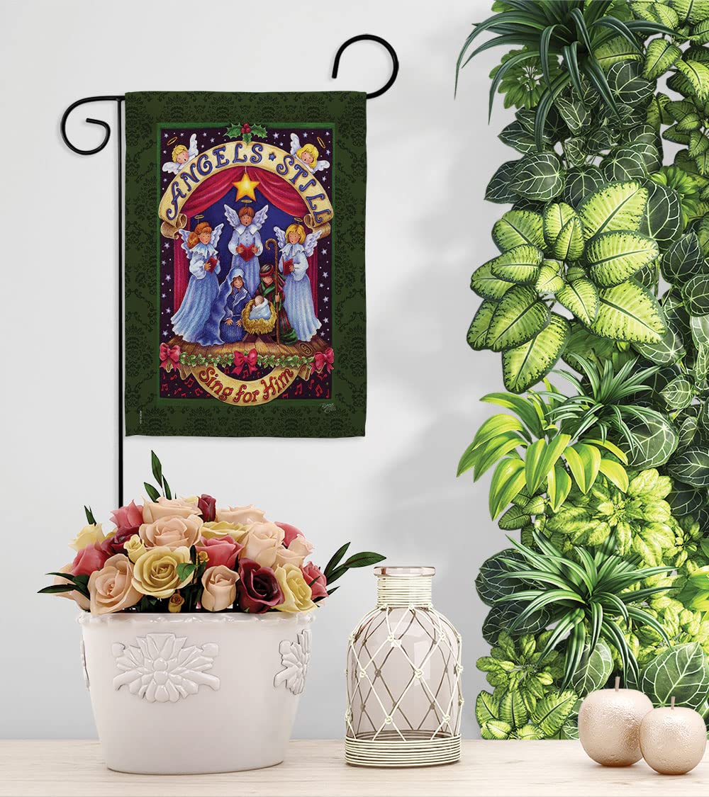 Christmas Garden Flag Set 13x18.5
