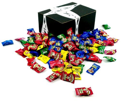 Warheads Extreme Sour Candy - 1 Pound Bulk Bag in Premium Black Tie Gift Box | Perfect for Halloween, Party Favors & Office Treats