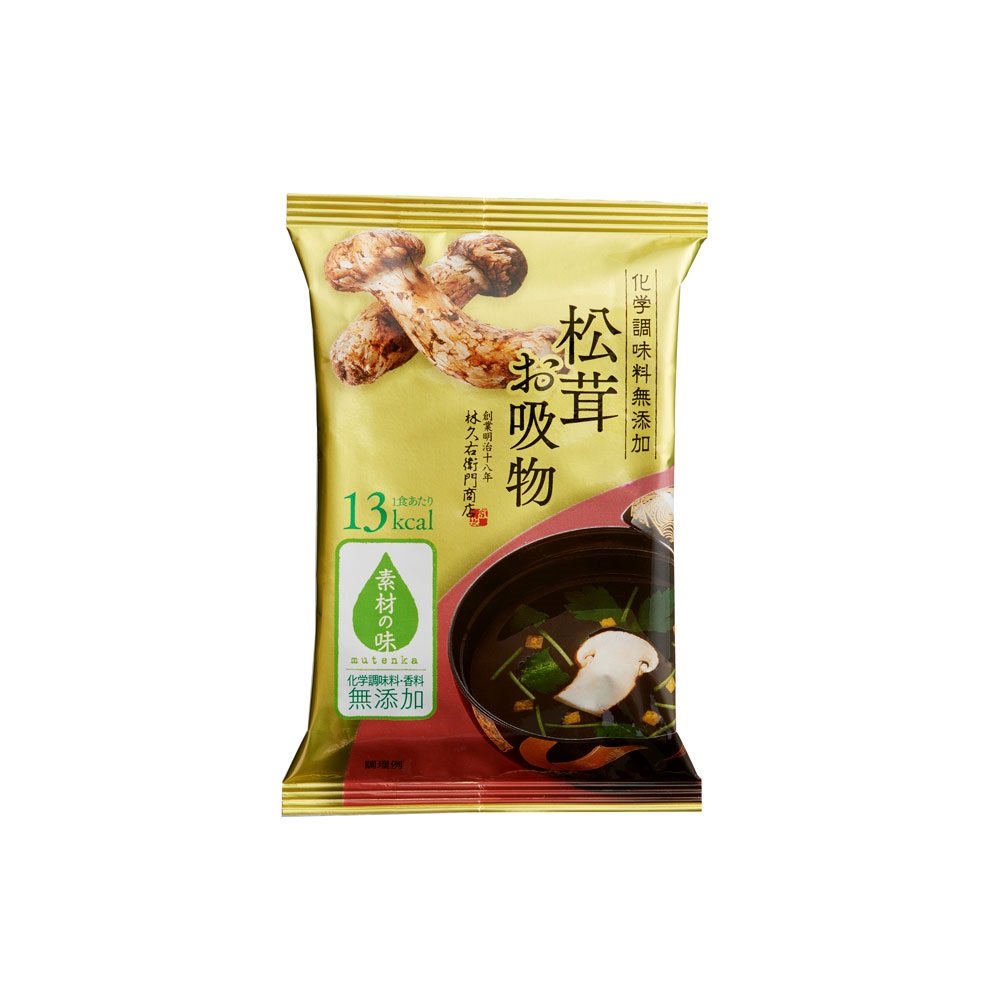 Premium Kyuemon Matsutake Mushroom Soup - Freeze Dried Instant Japanese Soup (6 Servings) | Authentic Asian Flavor for Quick Meals & Gourmet Cooking