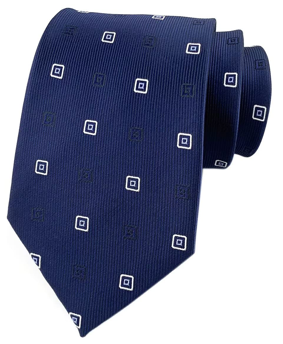 Stylish Men's Striped Formal Ties - Premium Woven Silk Neckwear for Wedding, Office & Business Attire - Perfect for Professional Meetings, Groomsmen Gifts & Corporate Events