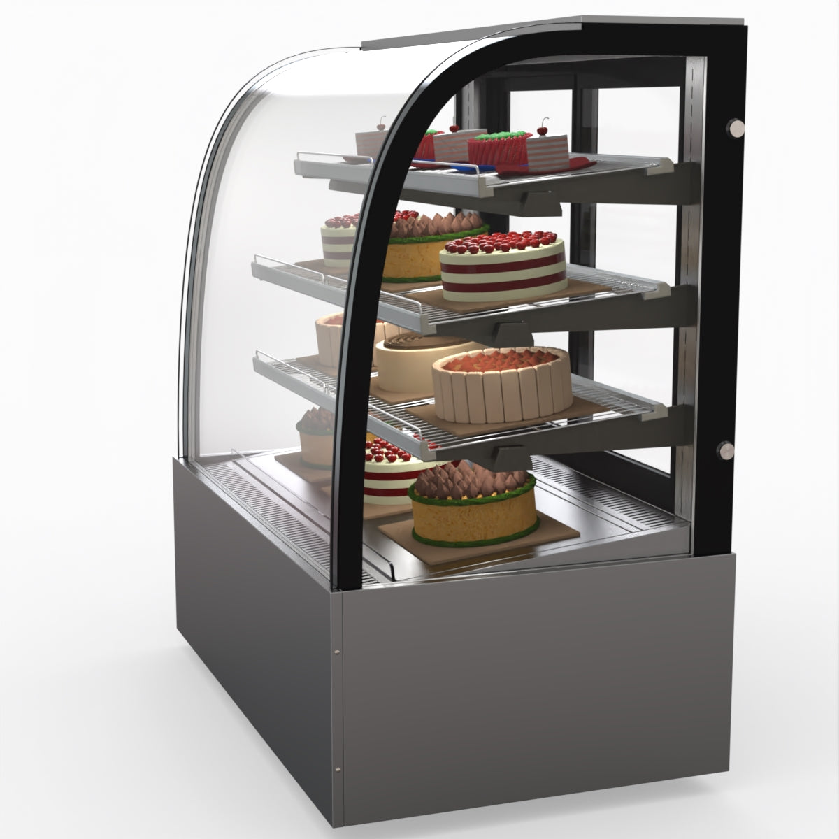 Bonvue SL840 Commercial Refrigerated Display Case - Perfect for Delis, Bakeries & Cafes to Showcase Fresh Food