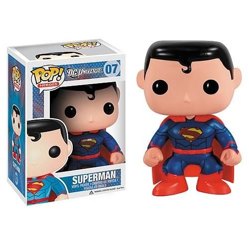 DC Universe Pop! Vinyl Figure - New 52 Superman Collectible [Previews Exclusive] #07 - Perfect for Superhero Fans, Office Desk Decor & Comic Book Collections