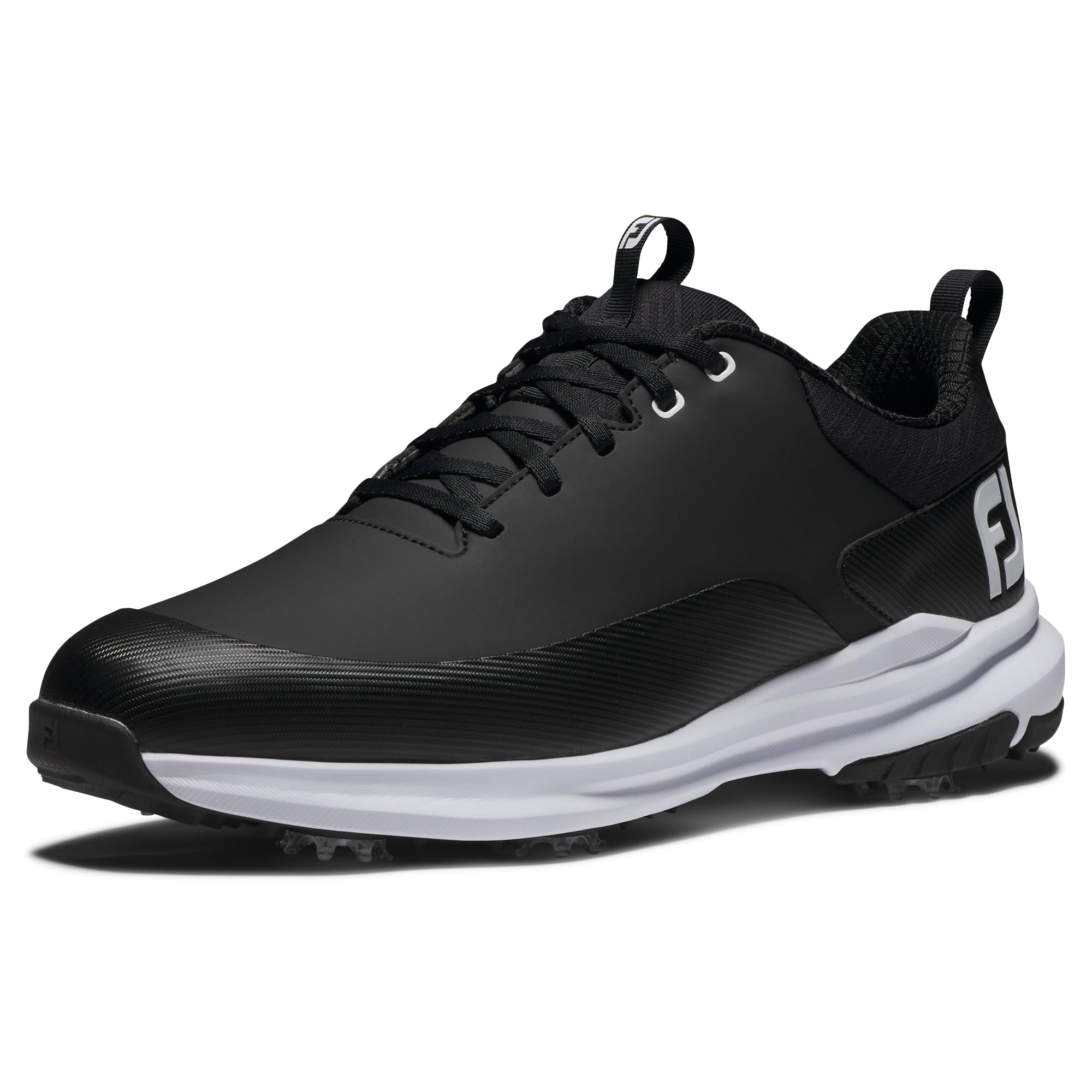 FootJoy Men's Tour Rival Spiked Golf Shoes - Waterproof Comfort for Walking & Swing Stability - Perfect for Golf Tournaments, Driving Range & Casual Wear