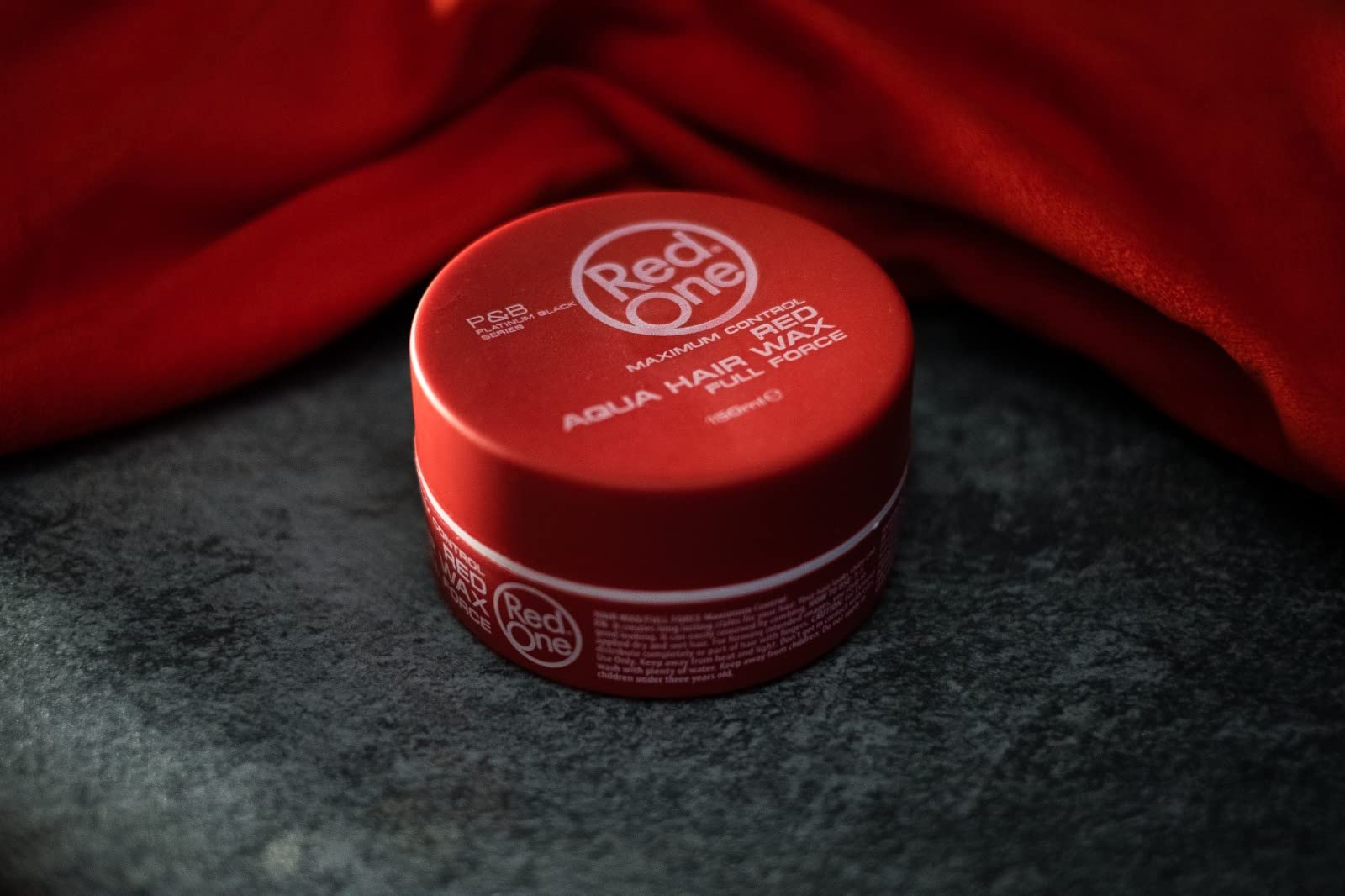 5-Pack RED ONE MAXIMUM CONTROL AQUA HAIR WAX - Strong Hold Styling Wax for Men (150ml/5oz Each) - Perfect for Spiky, Textured & Punk Hairstyles - Salon Quality Hair Styling Product for All-Day Hold