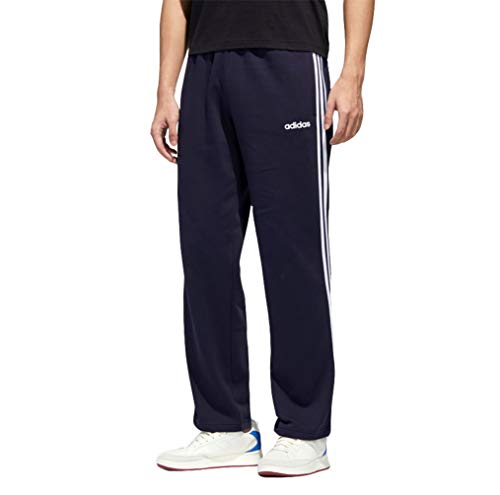 adidas Men's Essentials 3-Stripes Fleece Jogger Pants - Soft Comfortable Lounge & Workout Sweatpants for Casual Wear, Gym, and Home Relaxation