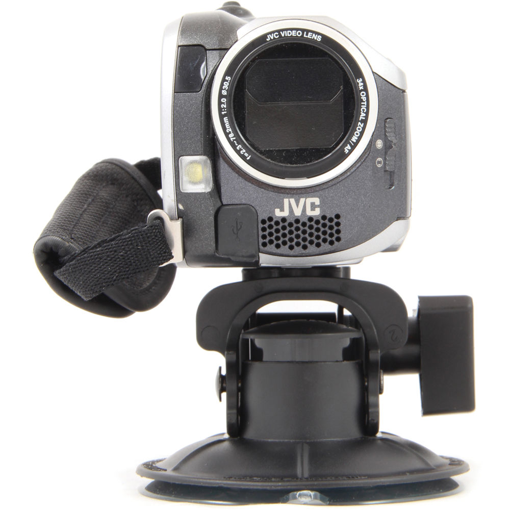 Delkin Devices Fat Gecko Stealth Single Suction Cup Camera Mount for Action Cameras - Perfect for Dash Cams, Motorcycle Riding, and Adventure Filming