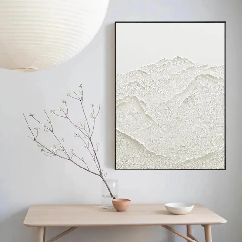 Minimalist Textured Plaster Art Painting - Modern Abstract Wall Decor for Living Room, Bedroom & Office | #MM029