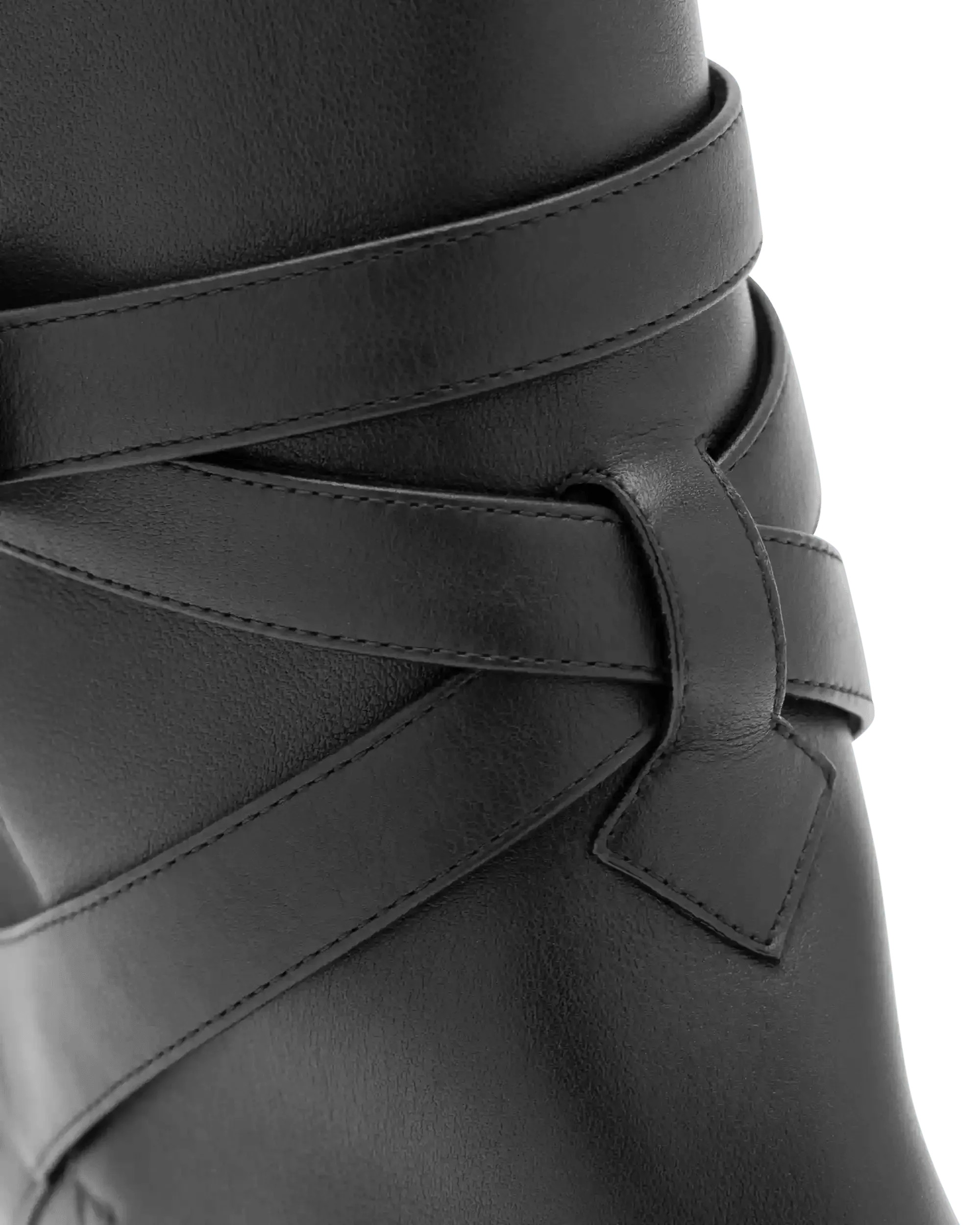 Karistrap Leather Ankle Boots for Women - Stylish & Comfortable Chunky Heel Booties - Perfect for Fall, Winter & Casual Outfits
