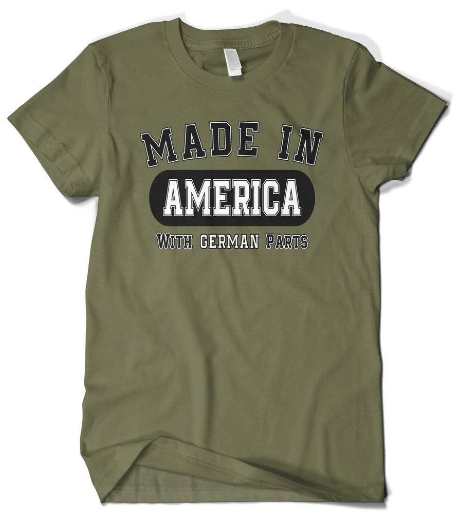 Cybertela Men's Premium American-Made T-Shirt with German Components - Comfortable Casual Wear for Everyday & Work