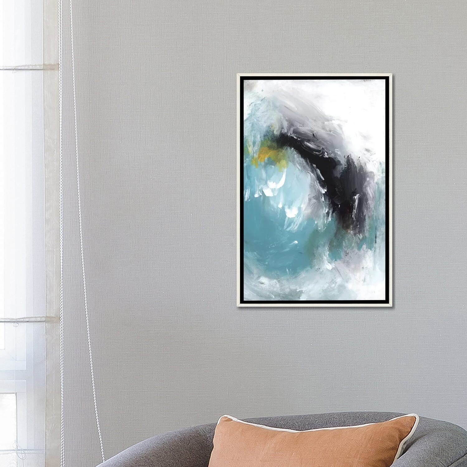 PI Studio Framed Aquamarine I - Elegant Wall Art for Living Room, Bedroom & Office Decor