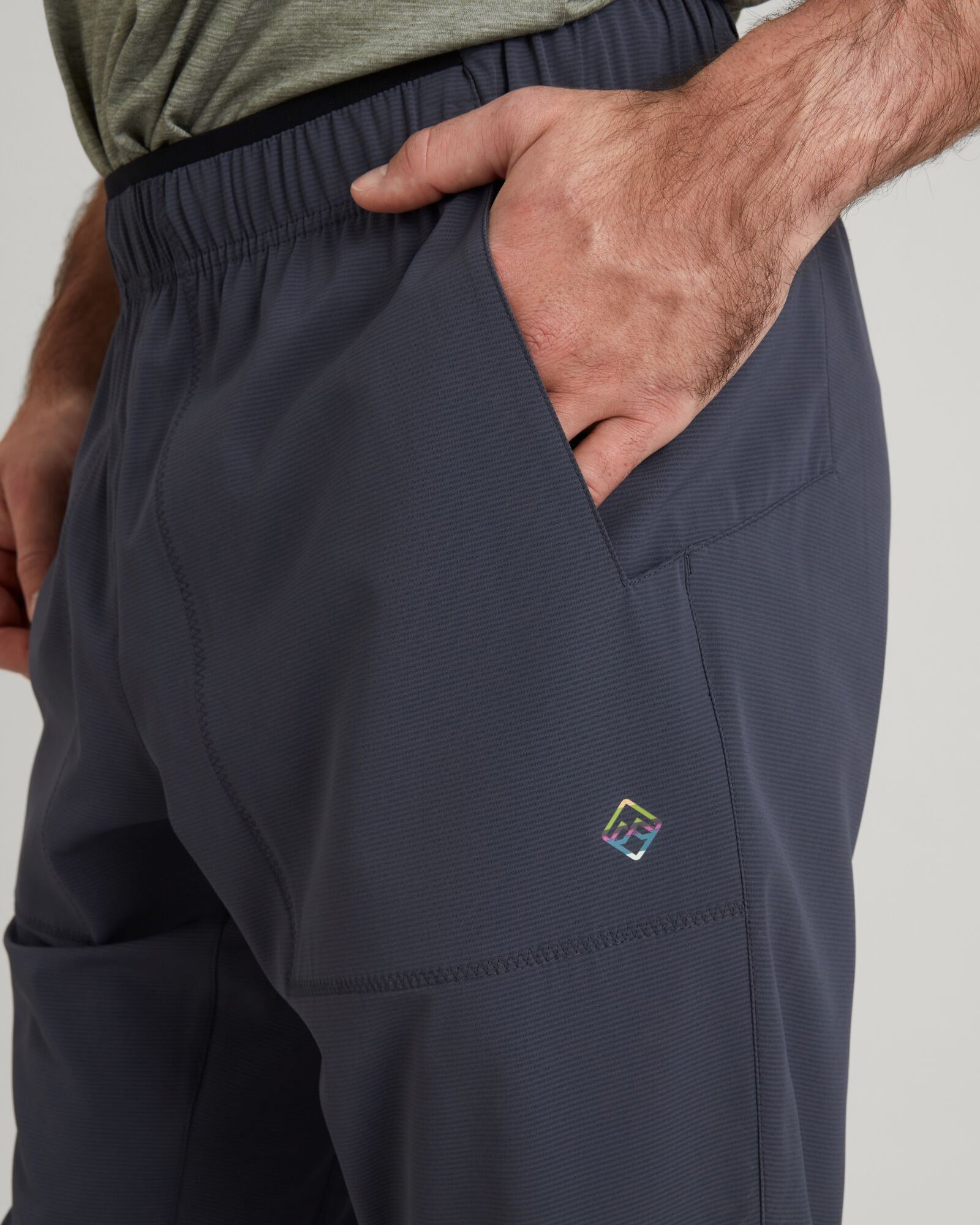WELL.DER.NESS Men's Energy Jogger Pants - Comfortable Workout & Lounge Pants for Running, Gym, Yoga, and Nightwear