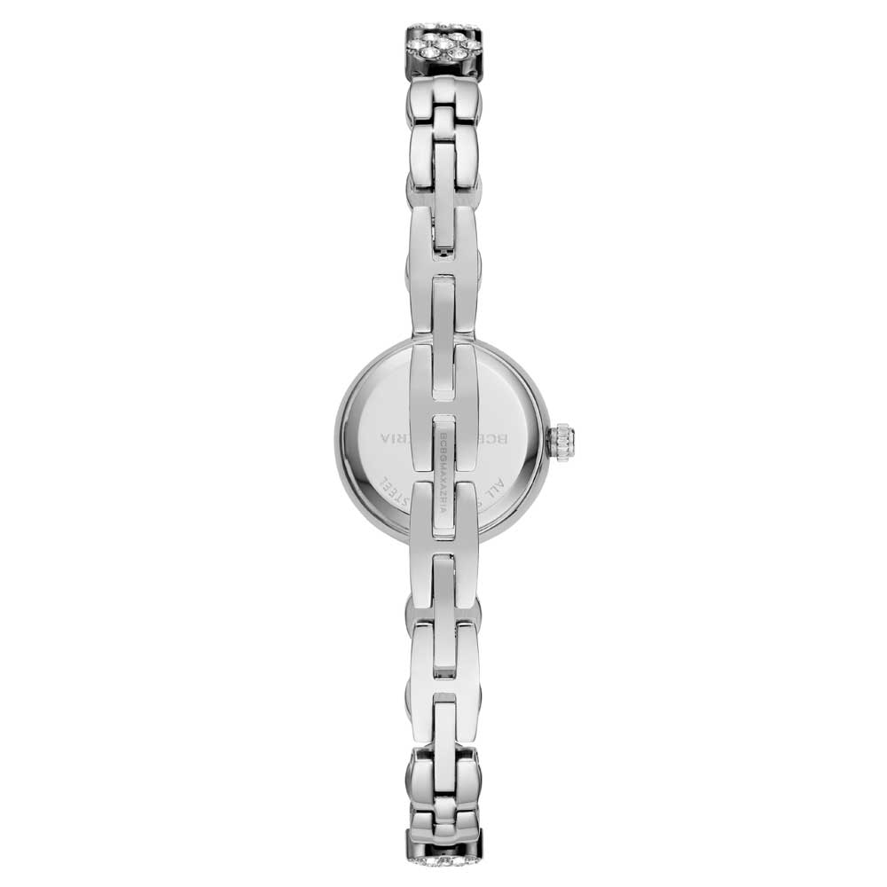 BCBGMAXAZRIA Women's Quartz Silver Stainless Steel Watch BG50681003 - Elegant Timepiece for Office, Party & Everyday Wear