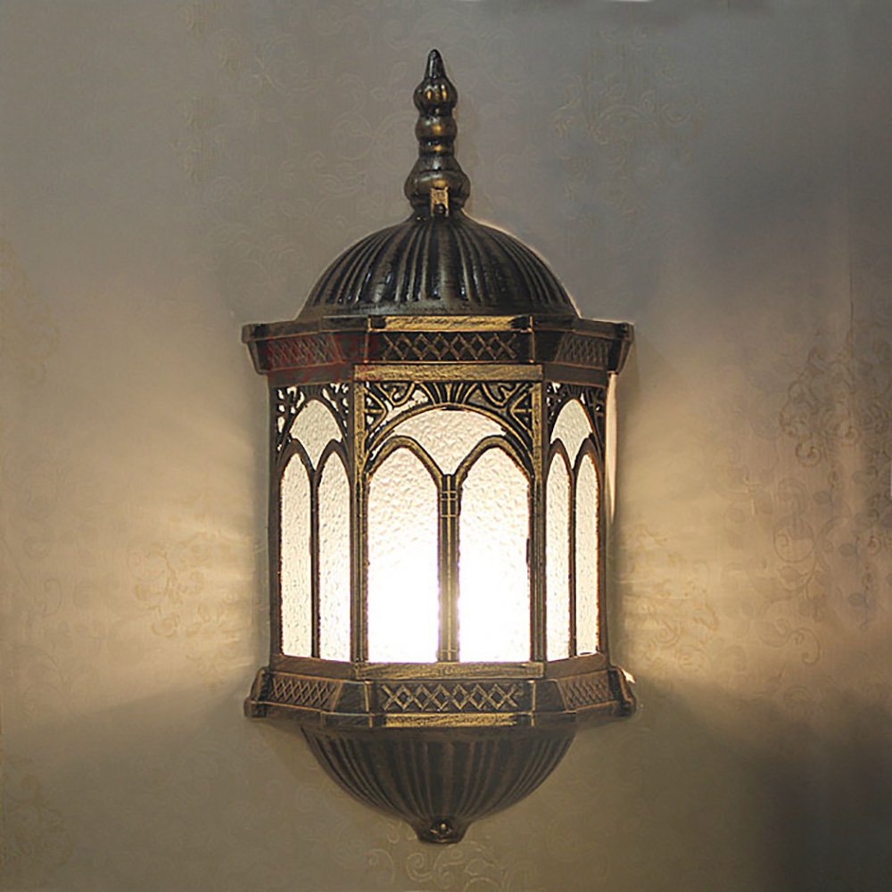 Vintage Waterproof Outdoor Wall Lamp - TOYM US Retro Exterior Light for Yard, Gazebo, Terrace & Patio - Perfect for Garden, Porch, and Entryway Lighting