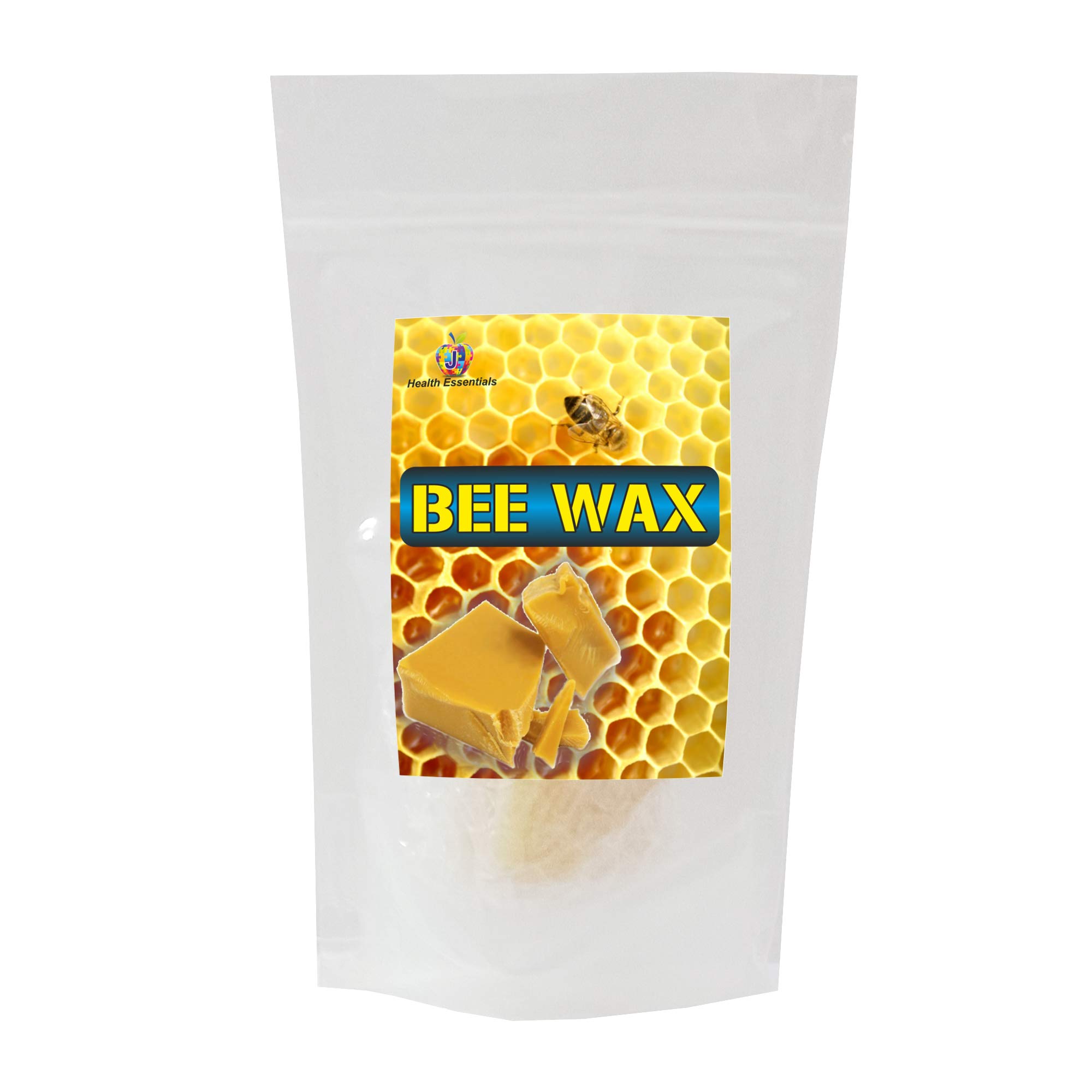 Pure Natural Unrefined Raw Beeswax 100g - Organic Bees Wax for DIY Skin Care, Lip Balm, Body Lotion, Candle Making & Wood Polish - Perfect for Homemade Cosmetics and Craft Projects
