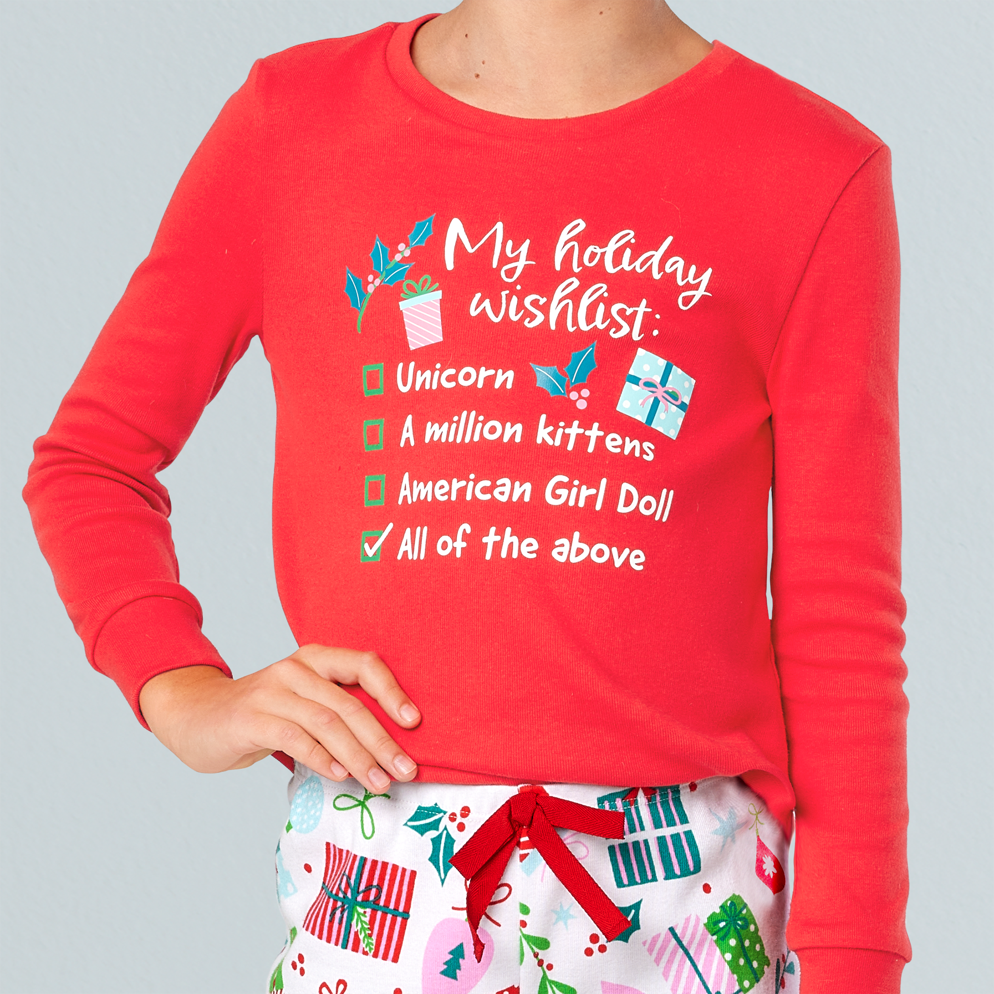 Cozy Holiday Pajamas for Girls - Soft Christmas PJ Sets for Kids - Perfect for Family Photos & Festive Sleepovers