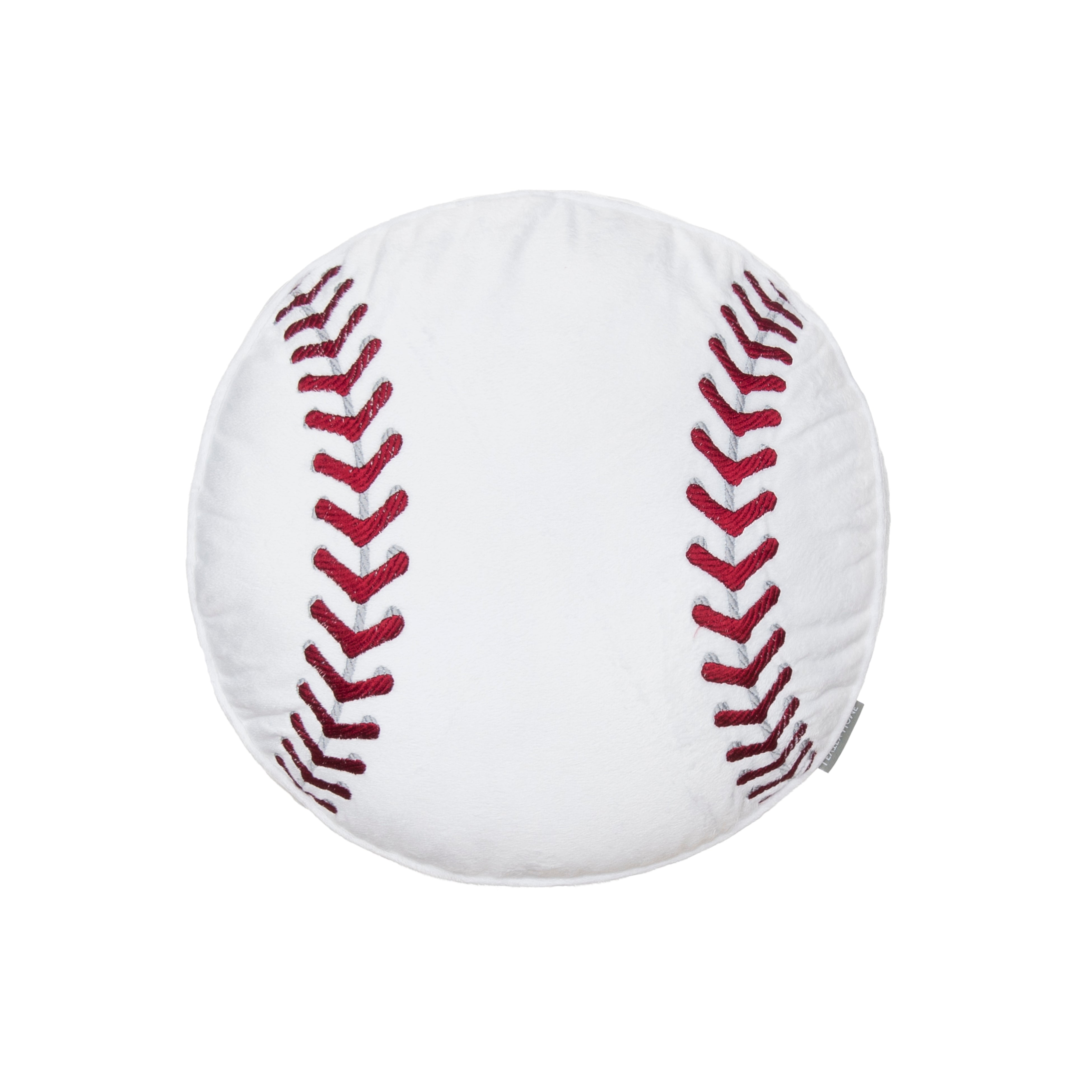 Little Sport Baseball Pillow - Soft & Comfortable Baseball-Shaped Throw Pillow for Kids & Adults - Perfect for Bedroom, Nursery, Game Room & Sports Themed Decor