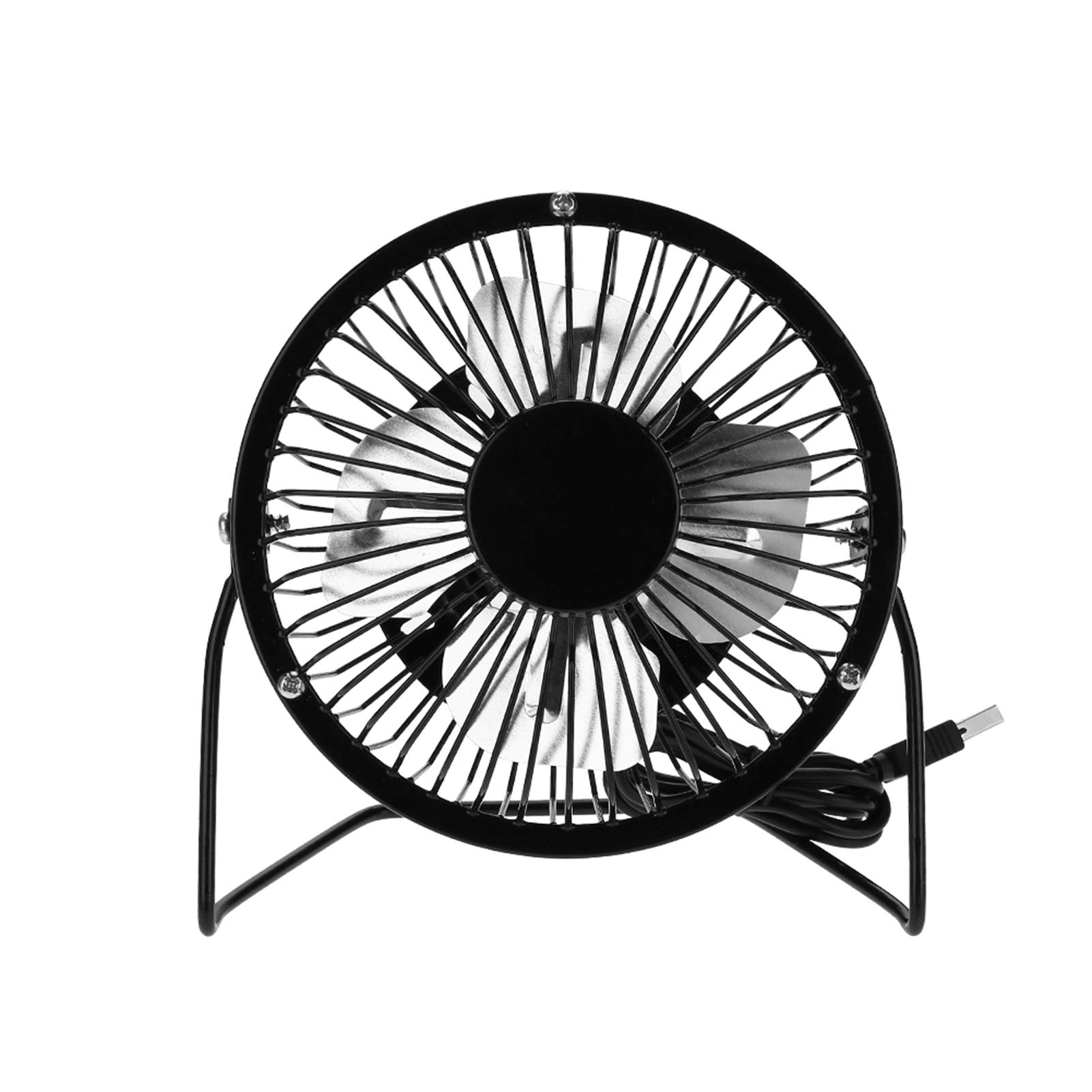 Alomejor 3W 6V USB Portable Solar Fan - Mini Cooling Fan for Outdoor Camping, Hiking, Travel, Fishing | Home Office Desk Fan | Powered by USB/Solar Panel