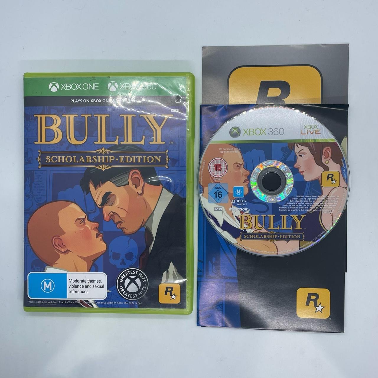 Bully Scholarship Edition - Xbox 360 Game with Manual (PAL Version) - Perfect for Retro Gaming & Collectors