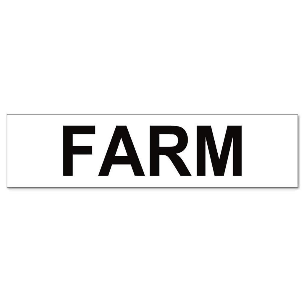 VictoryStore Realtor Yard Signs Set of 4 - Double-Sided 6x24 Inch Black Printed Rider Signs with 8 Pins - Perfect for Farm Properties, Open Houses & Real Estate Marketing