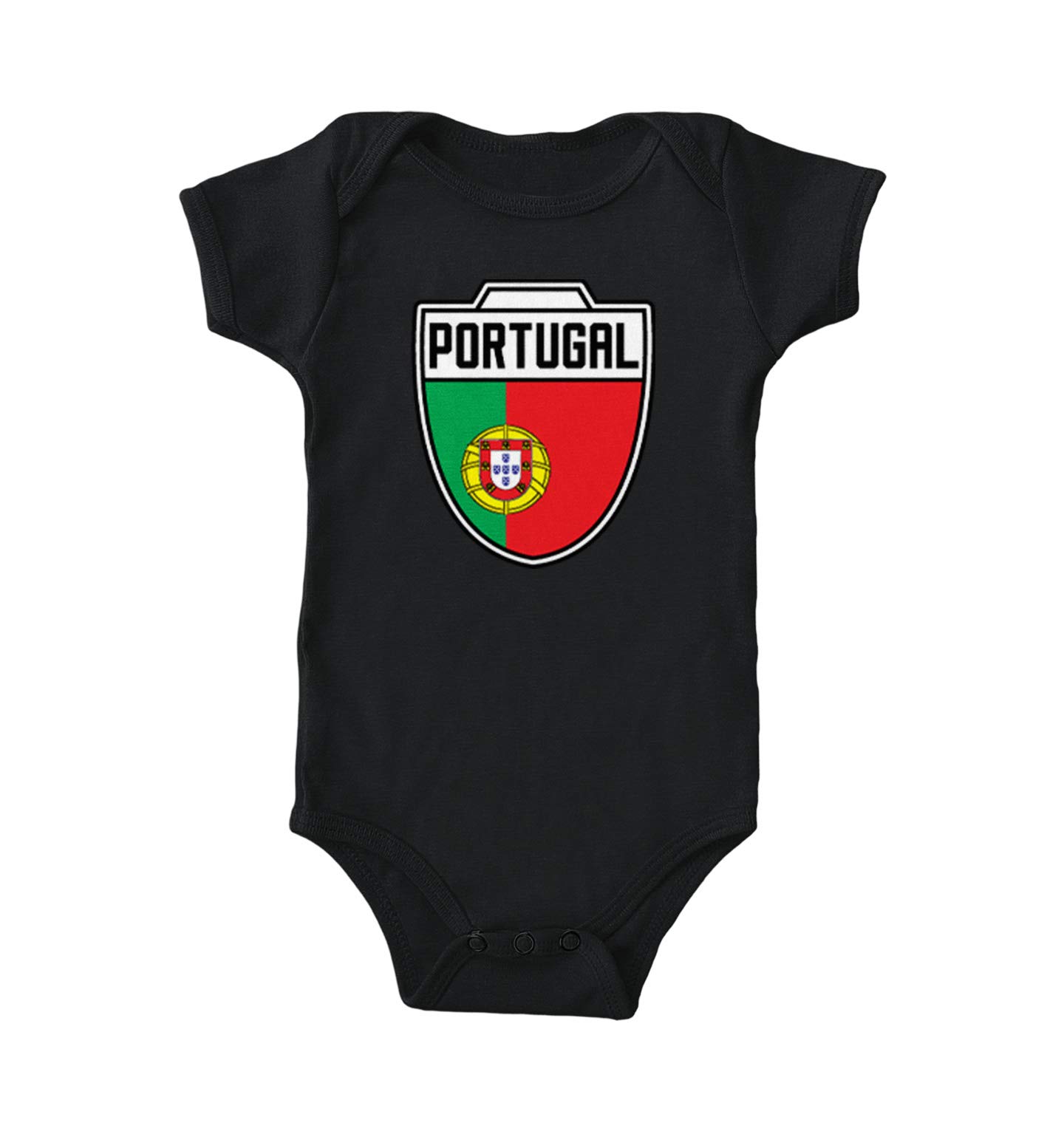 Portugal Soccer Jersey Bodysuit - Official Team Crest for Babies & Toddlers - Perfect for Match Days, Parties & Fan Photos