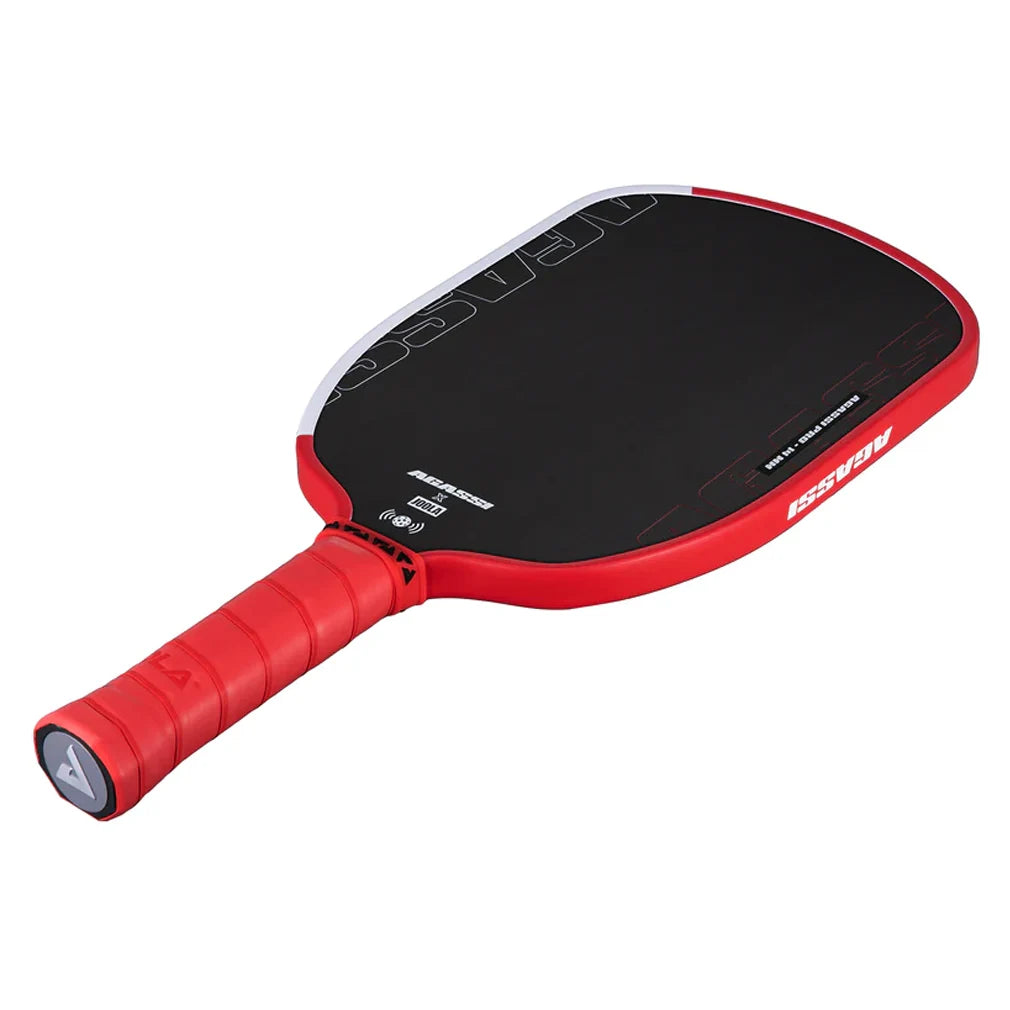 Andre Agassi Pro 14mm Pickleball Paddle - Premium Carbon Fiber Paddle for Competitive Play | Indoor & Outdoor Court, Tournament & Recreational Use