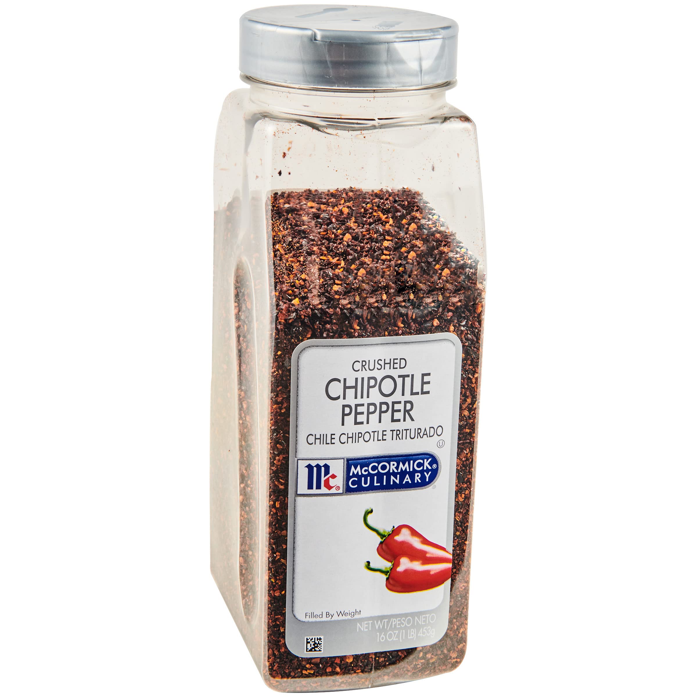 McCormick Culinary Crushed Chipotle Pepper, 16 oz - Premium Dried Chipotle Seasoning for Smoky Sweet Flavor | Perfect for Grilling, BBQ, Tacos, Chili & Mexican Cuisine | Great for Meats, Sauces, Marinades, Soups & More
