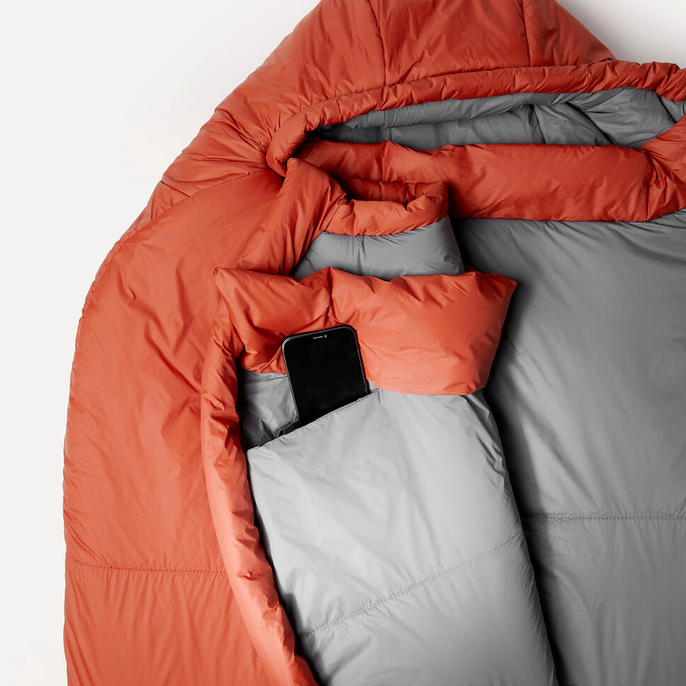 Simond MT500 23°F (-5°C) Lightweight Polyester Sleeping Bag for Camping, Hiking & Backpacking - Compact & Warm for Outdoor Adventures