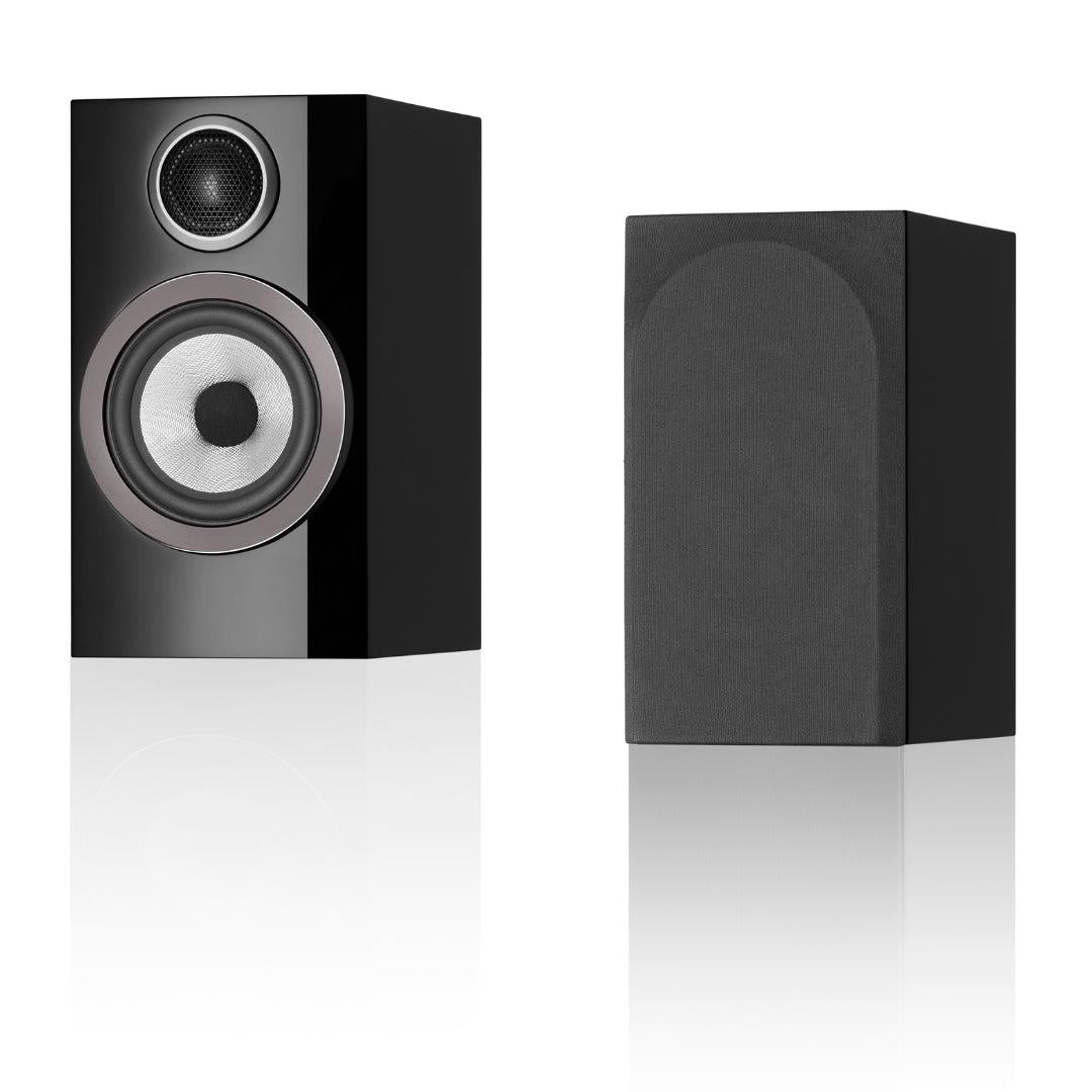 Bowers & Wilkins 707 S3 Bookshelf Speakers (Pair) - High-Fidelity Audio for Home Theater & Music Listening | Premium Stand Mount Speakers for Audiophiles & Home Entertainment