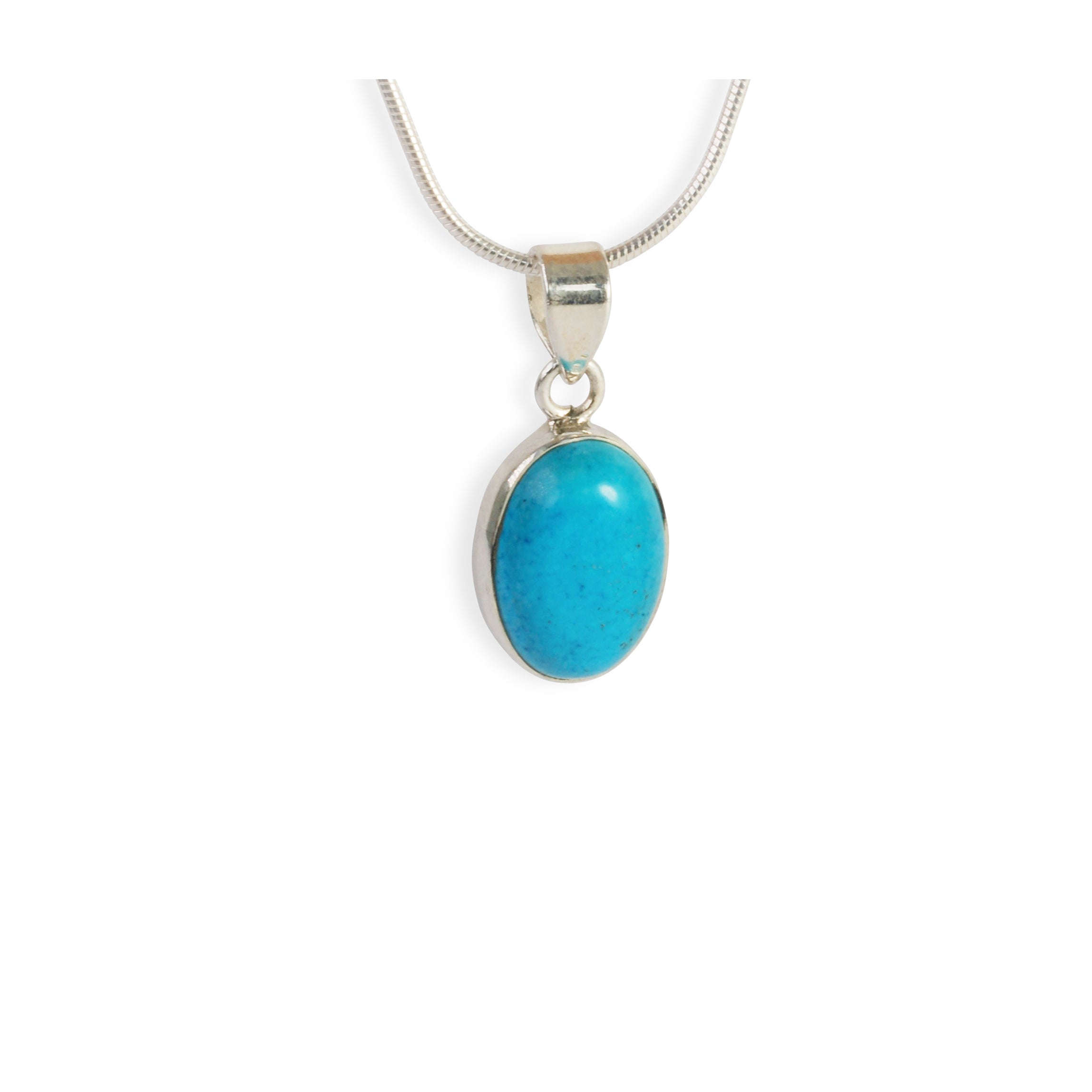 Turquoise Pendant Necklace for Women - Handcrafted Genuine Stone Jewelry Gift for Birthday, Anniversary & Everyday Wear | Boho Chic & Spiritual Style