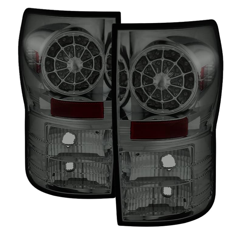 Spyder Auto 5029621 LED Tail Lights - Chrome/Smoked Lens - High Visibility Brake Lights - Compatible with Select Car Models - Perfect for Night Driving & Enhanced Safety