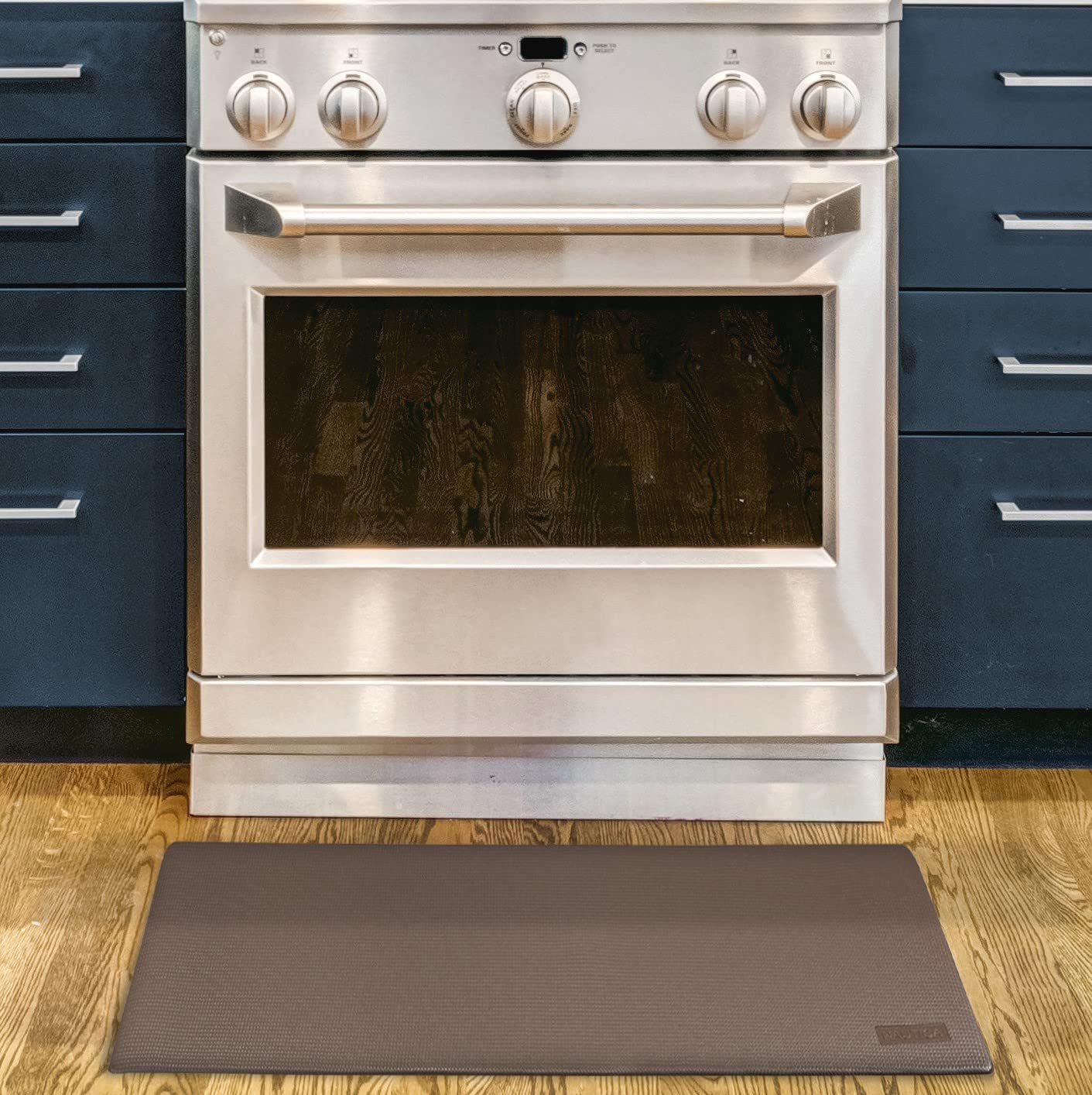 Nautica Anti-Fatigue Kitchen Mat - Non-Slip Waterproof Floor Mat for Cooking & Standing Comfort - 17.5