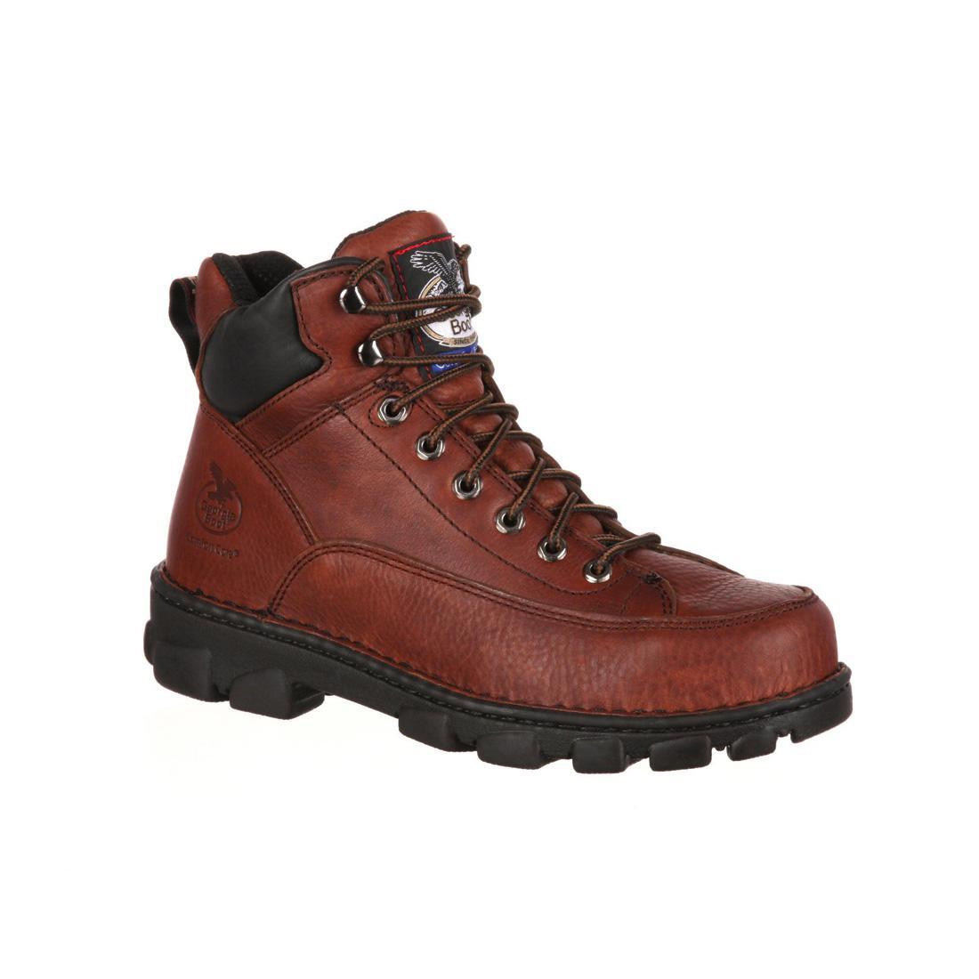 Eagle Light Wide Load Steel Toe Work Boots for Men - Waterproof Hiking & Construction Safety Shoes - Ideal for Outdoor Work, Hiking, and Heavy Duty Jobs