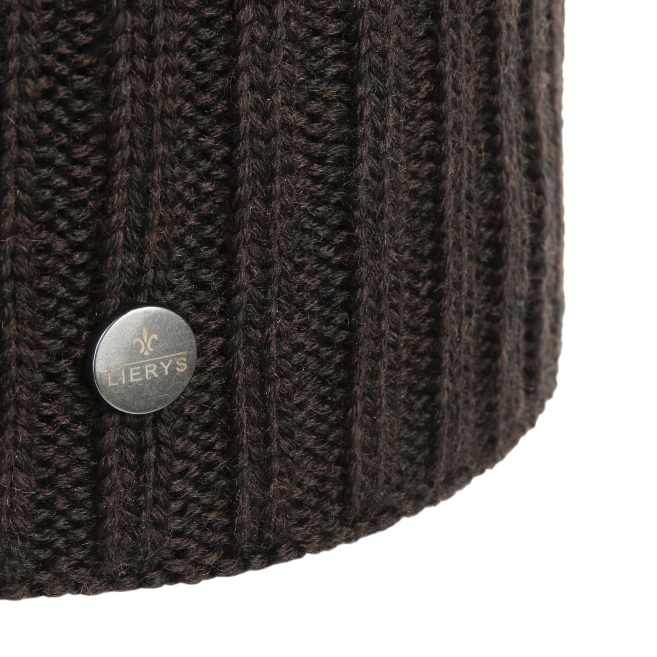 Lierys Merino Wool Rib Knit Beanie - Soft Winter Hat for Men & Women - Perfect for Skiing, Hiking & Cold Weather Activities