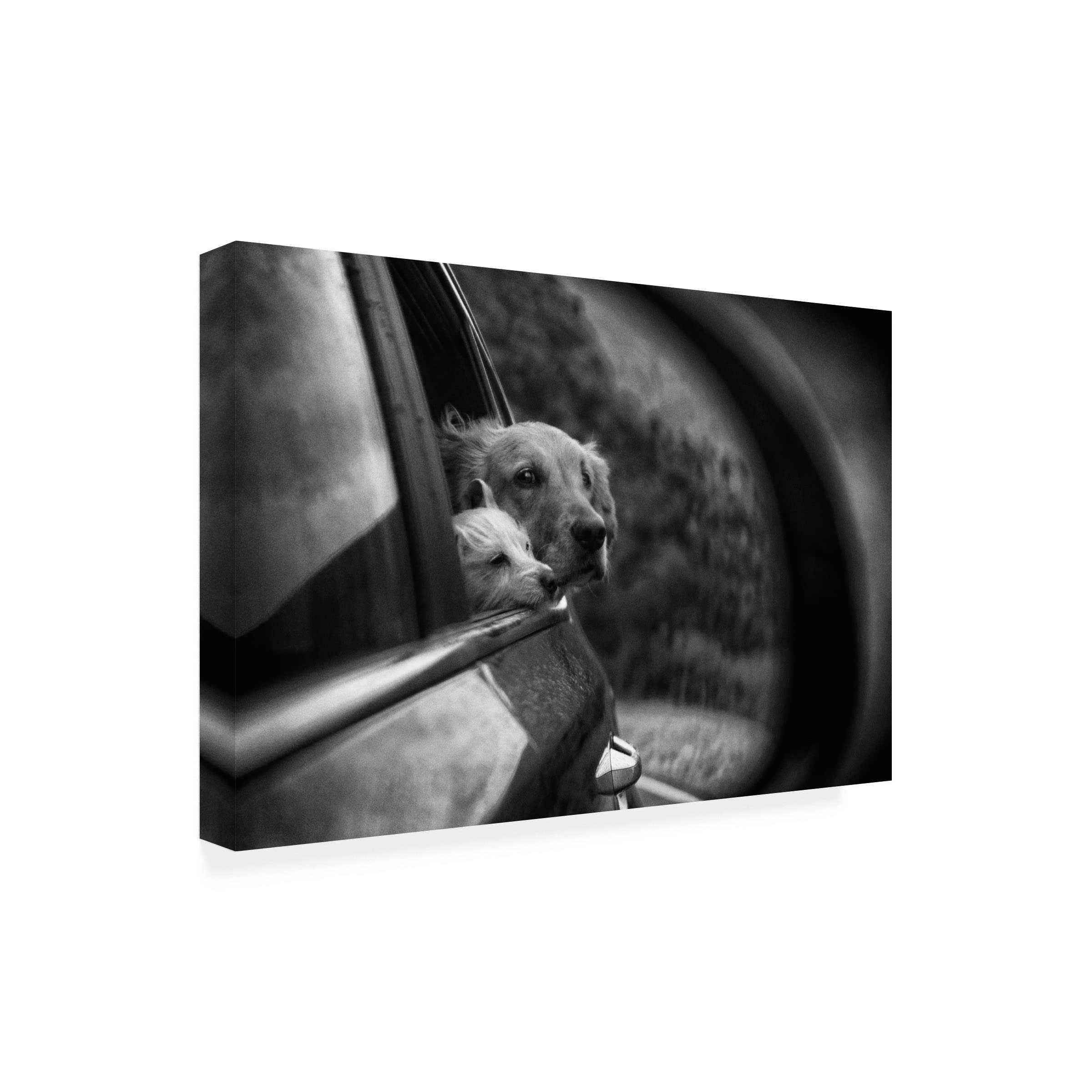 Roxana Labagnara 'Roadtrip' Canvas Wall Art Print - Modern Landscape Painting for Living Room, Bedroom & Office Decor - Perfect Gift for Travel Lovers
