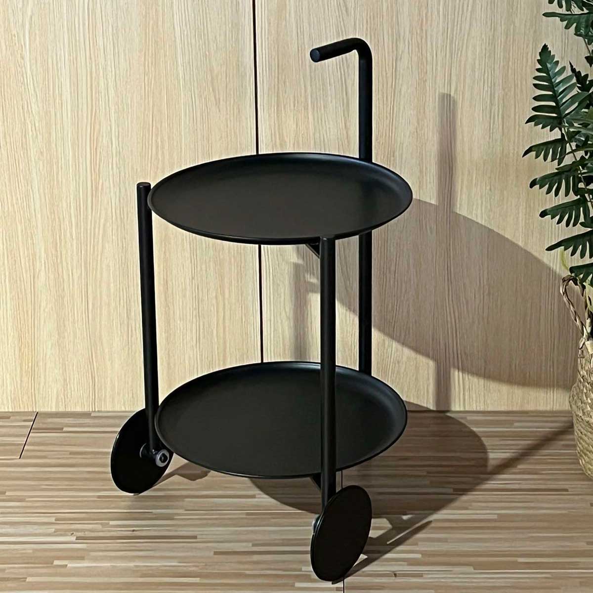Vera Side Table - Modern Nightstand with Storage Shelf, Bedroom End Table for Small Spaces - Perfect for Living Room, Bedroom, or Office Use