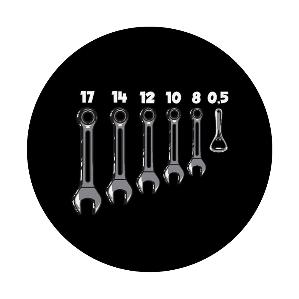 Best Tool Spanner Set with Bottle Opener - Durable Workshop Tools & Swappable PopGrip for Popsockets - Perfect for DIY Projects, Home Repairs, and Outdoor Adventures