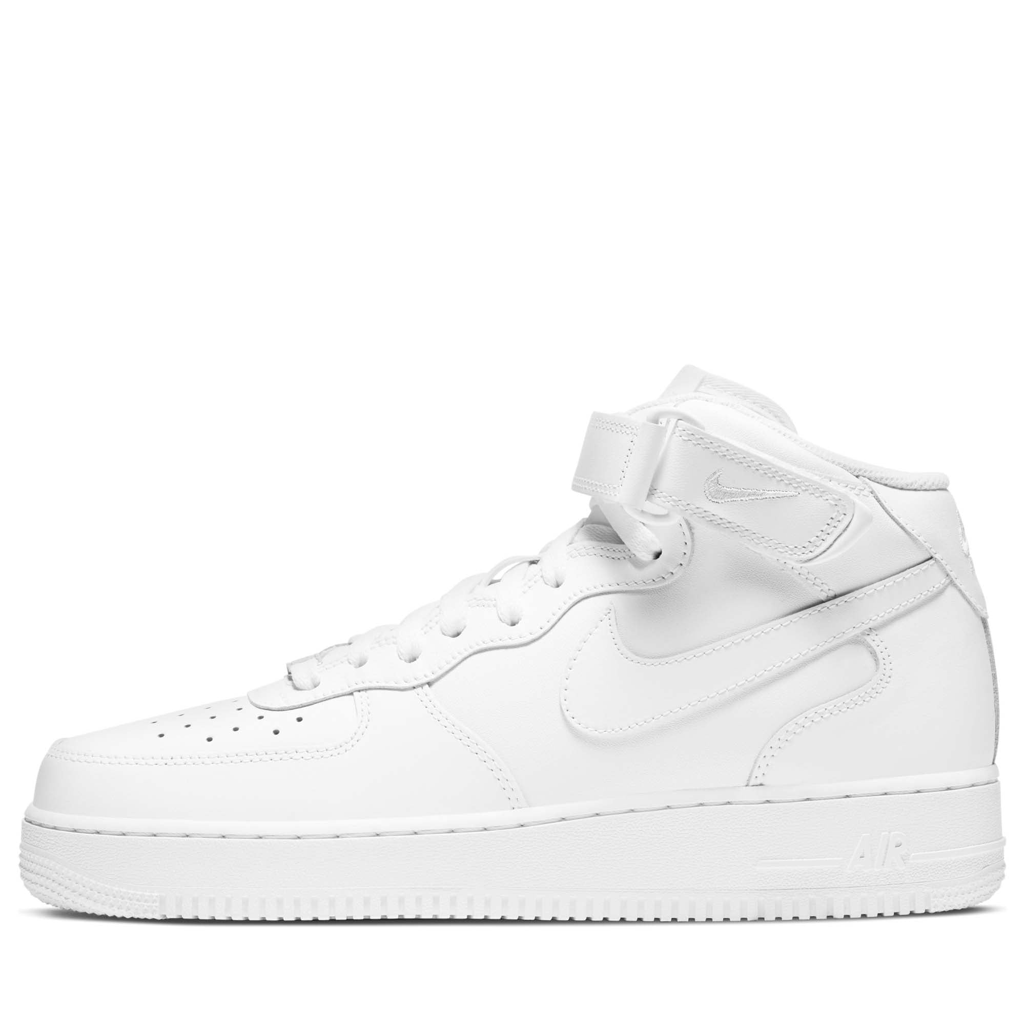 Nike Air Force 1 Mid '07 Sneakers - White/White - Men's Basketball Shoes for Casual Wear & Street Style