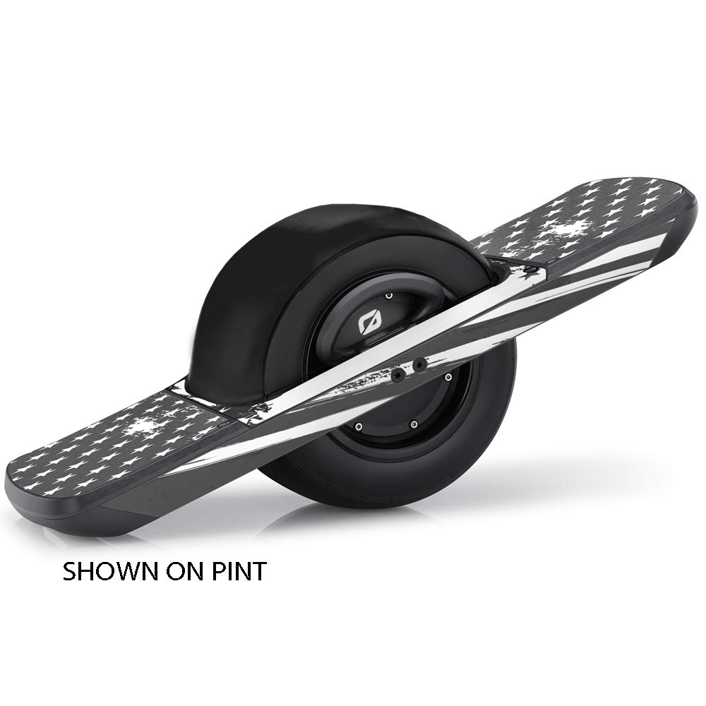 OneWheel Pint Graphics - Merica Matte Black Rail Decals & Grip Tape | Earth SURF Designs by Senge Graphics Inc | Custom Stickers for Electric Skateboard Accessories & Personalization