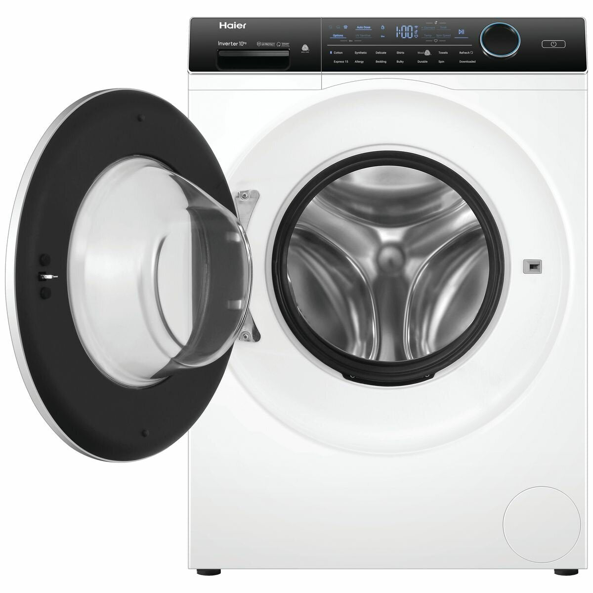 Haier 600 Series 10kg Front Load Washing Machine with UV Protection HWF10AN1 - Perfect for Large Families & Allergy Sufferers | Energy Efficient Laundry Solution for Homes & Apartments