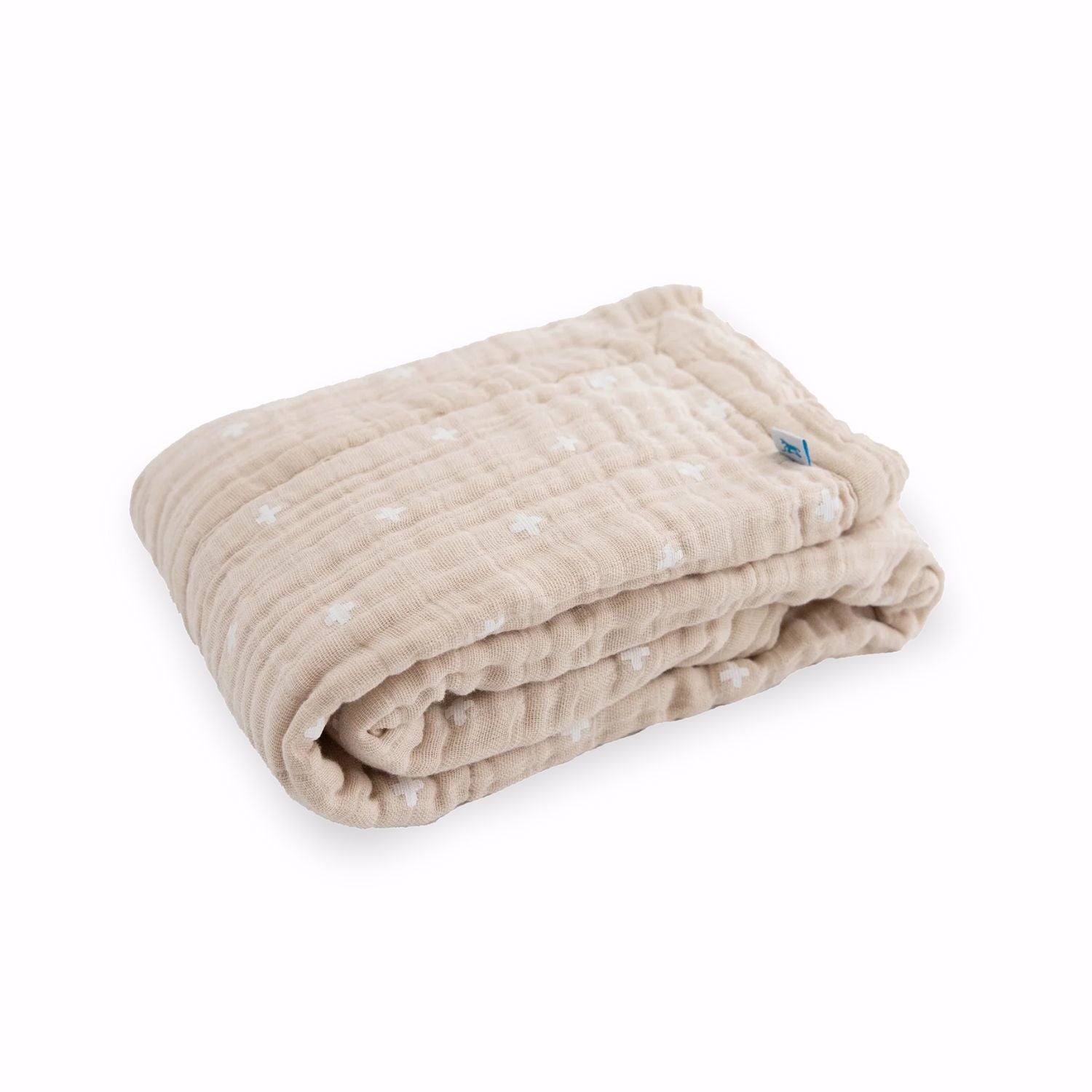 Soft Organic Cotton Muslin Baby Quilt - Breathable & Lightweight Blanket for Newborns, Infants & Toddlers - Perfect for Nursery, Swaddling, Stroller & Playtime
