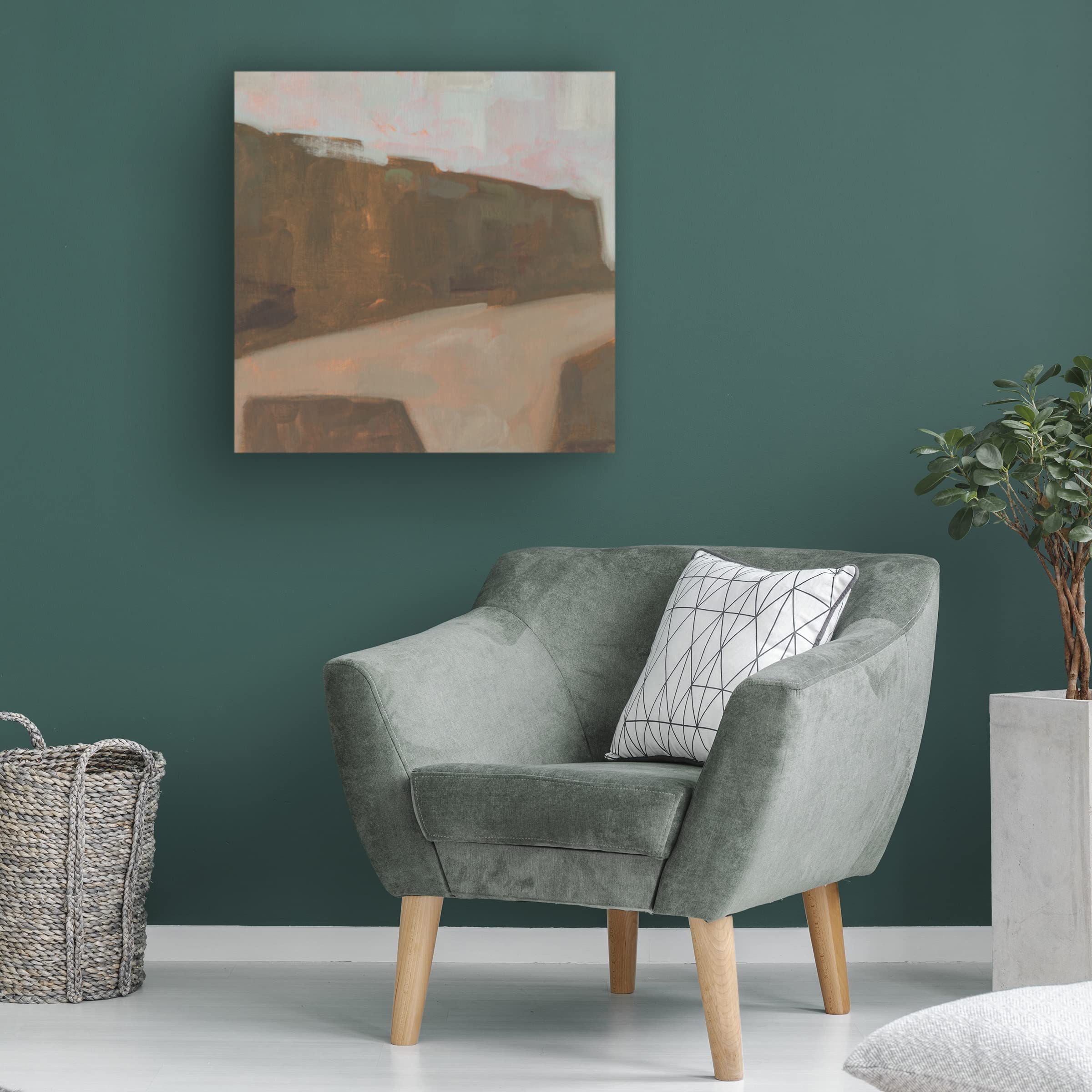 Jacob Green 'Chestnut Grove II' Canvas Wall Art Print - Landscape Nature Painting for Living Room, Bedroom & Office Decor