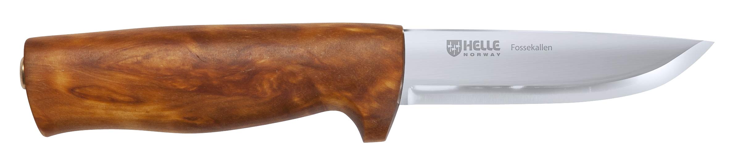 Helle Fossekallen Triple Laminated Stainless Steel Fixed Blade Knife - Outdoor Camping, Hunting, Bushcraft Survival Tool