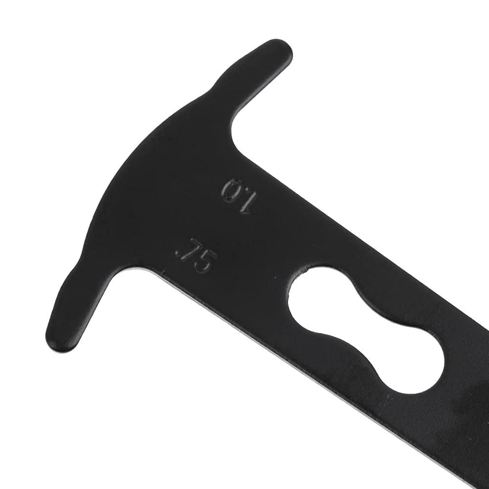 MMOBIEL Bicycle Chain Wear Checker Tool - Accurate Chain Measurement Gauge for All Bike Types (City, E-Bike, MTB, Road & Folding Bikes) - Durable Black Design - Perfect for Bike Maintenance & Cycling Enthusiasts